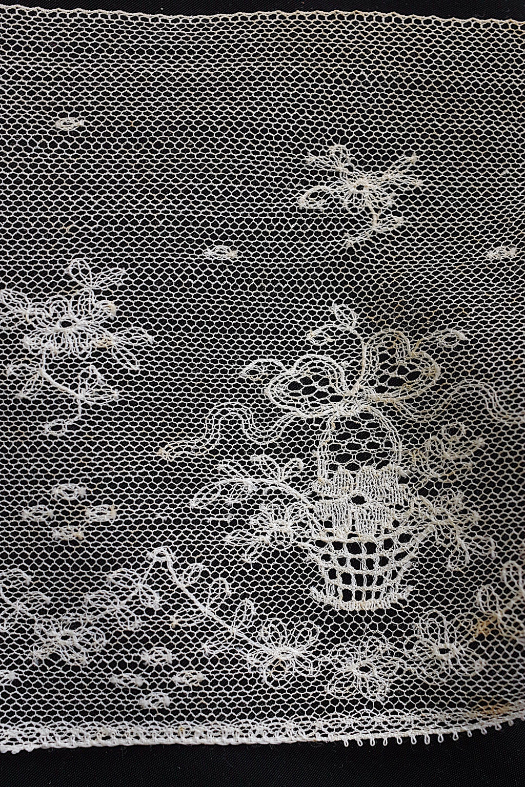 アンティークレース dentelle ancienne チュール刺繍レース1080cm 3