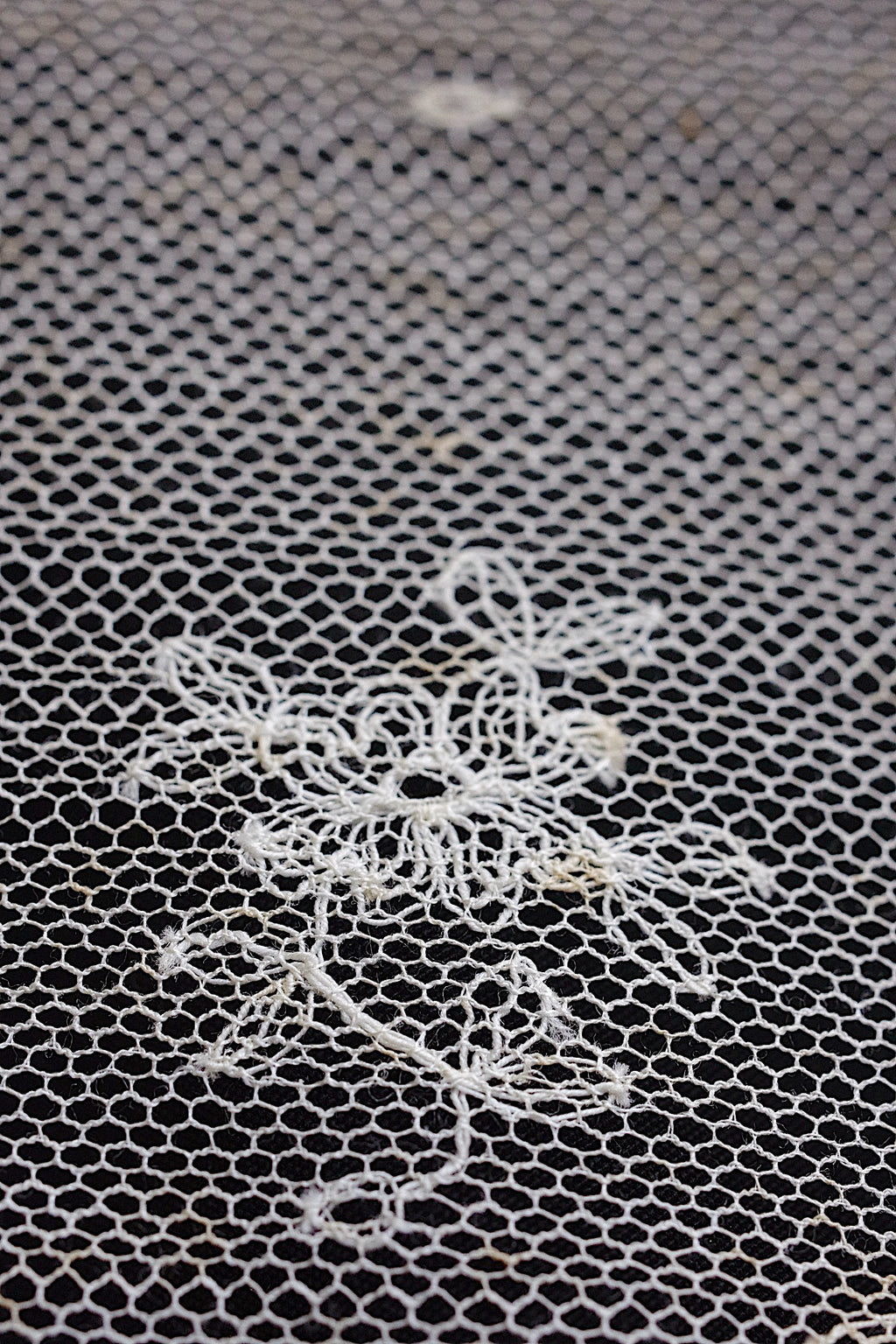 アンティークレース dentelle ancienne チュール刺繍レース1080cm 4