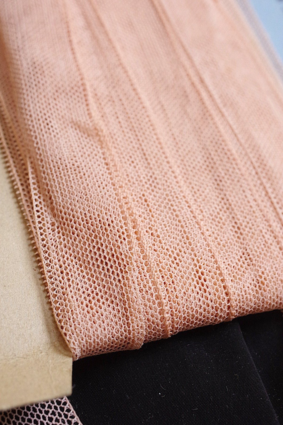 アンティークレース dentelle ancienne チュールテープ ピンク1630cm 3