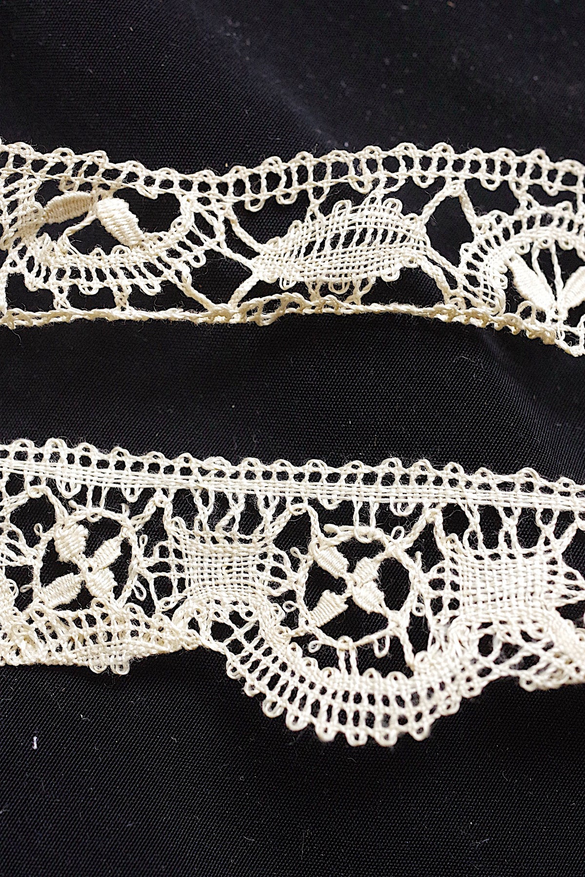 アンティークレース dentelle ancienne ボビンレース２種 2