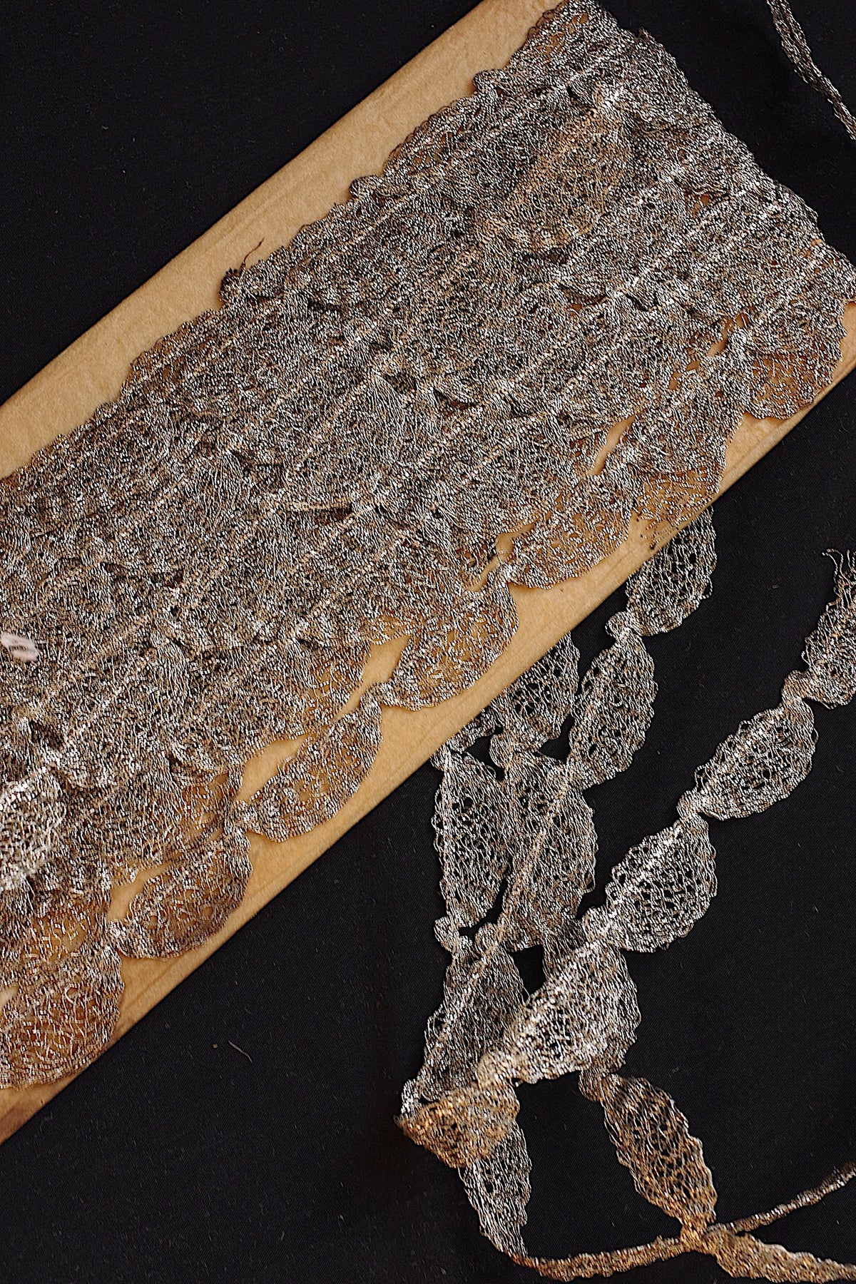 アンティークレース dentelle ancienne メタルレース シルバー