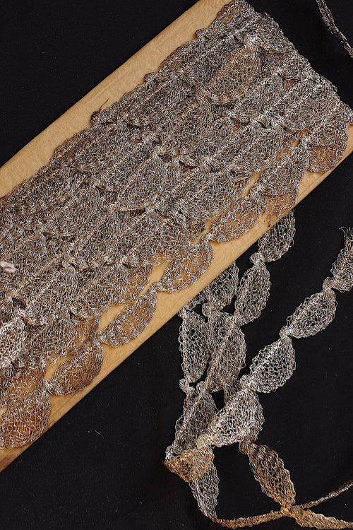 アンティークレース dentelle ancienne メタルレース シルバー