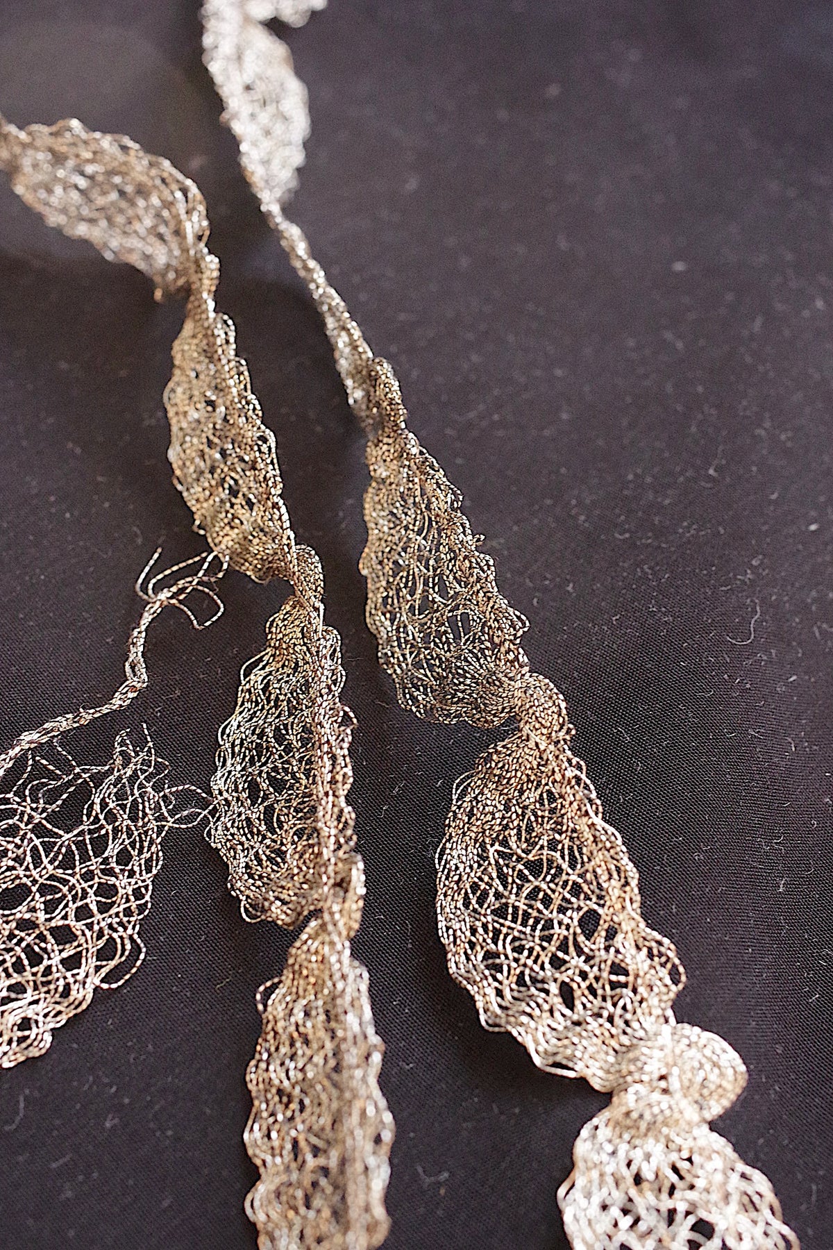アンティークレース dentelle ancienne メタルレース シルバー 4