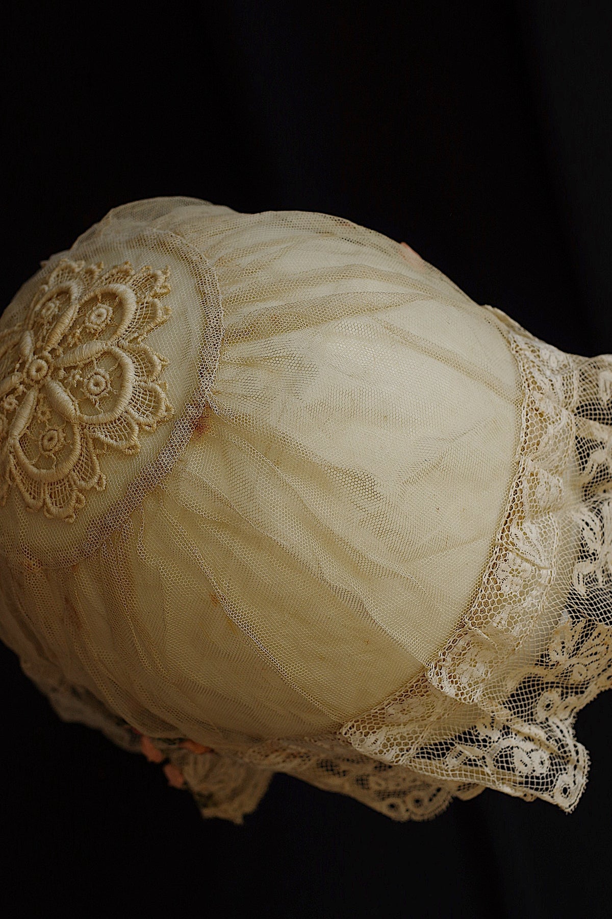 アンティークレース dentelle ancienne bonnet 2