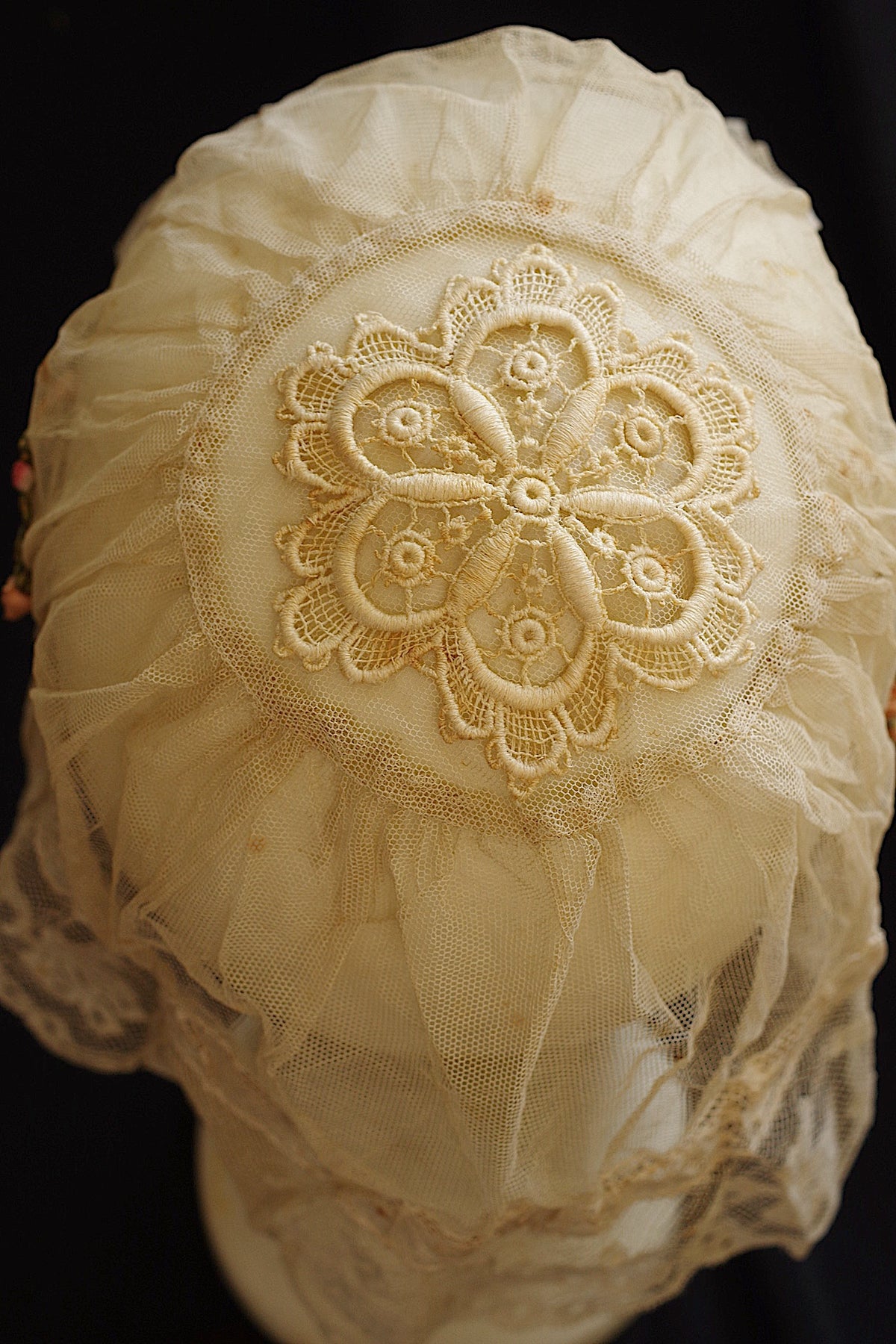 アンティークレース dentelle ancienne bonnet 3