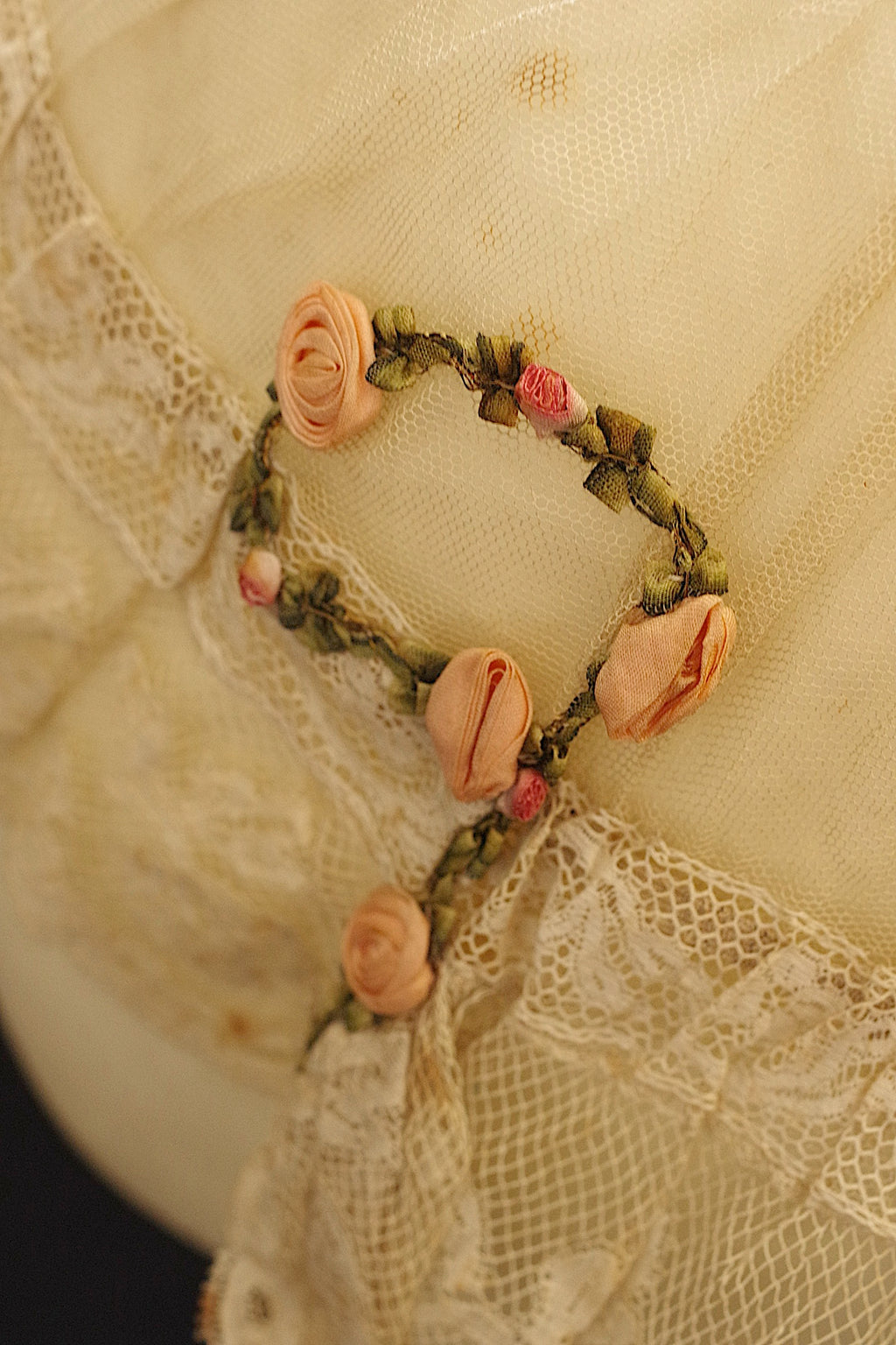 アンティークレース dentelle ancienne bonnet 5