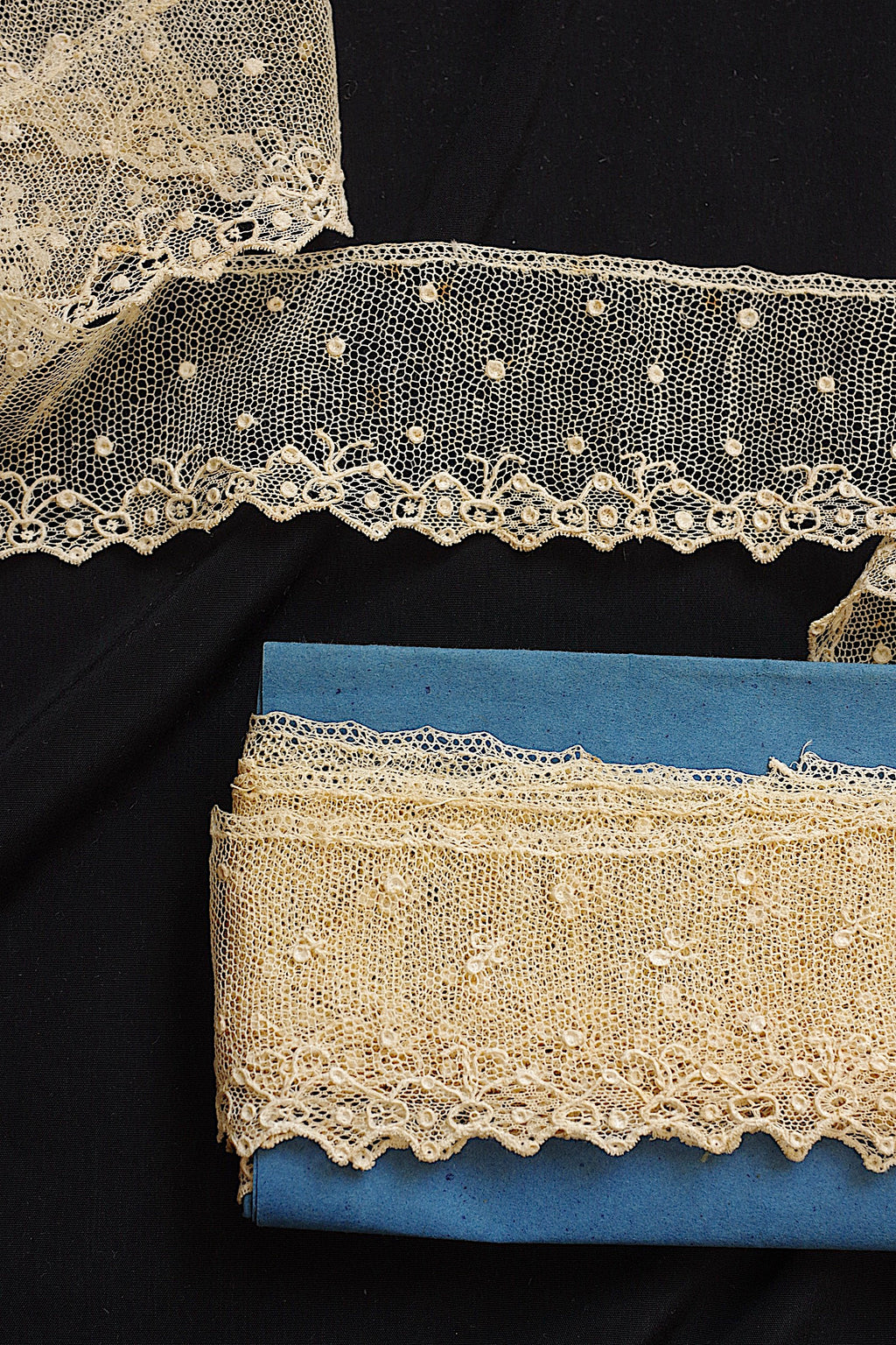 アンティークレース dentelle ancienne アランソン186cm 85cm