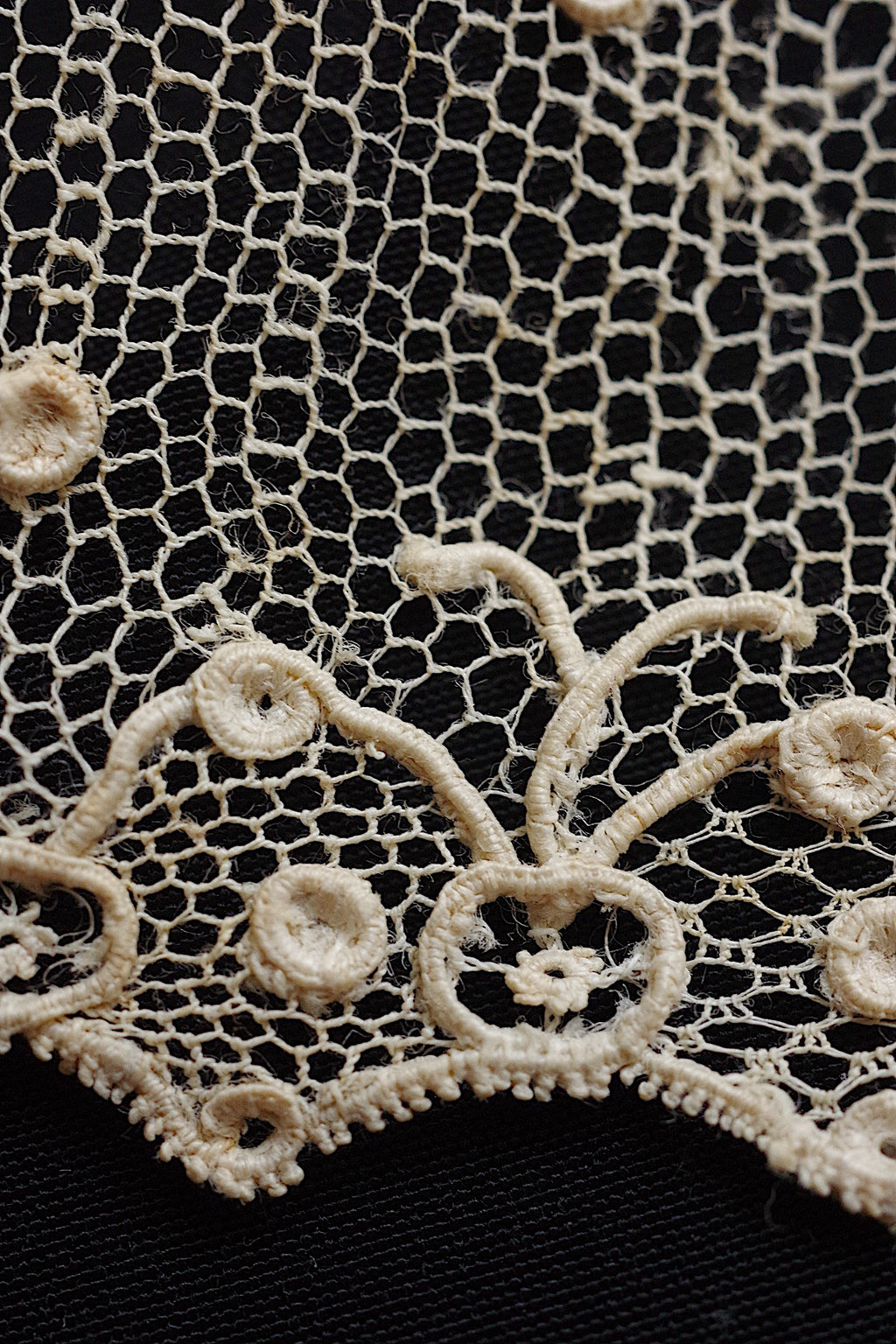 アンティークレース dentelle ancienne アランソン186cm 85cm 4