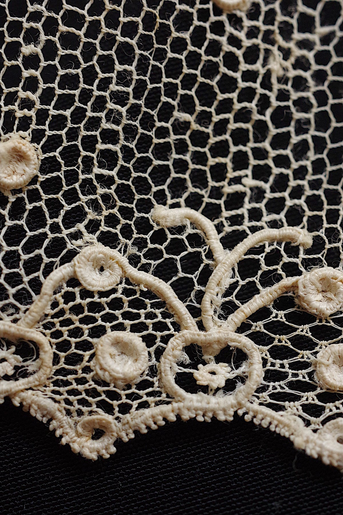アンティークレース dentelle ancienne アランソン186cm 85cm 4