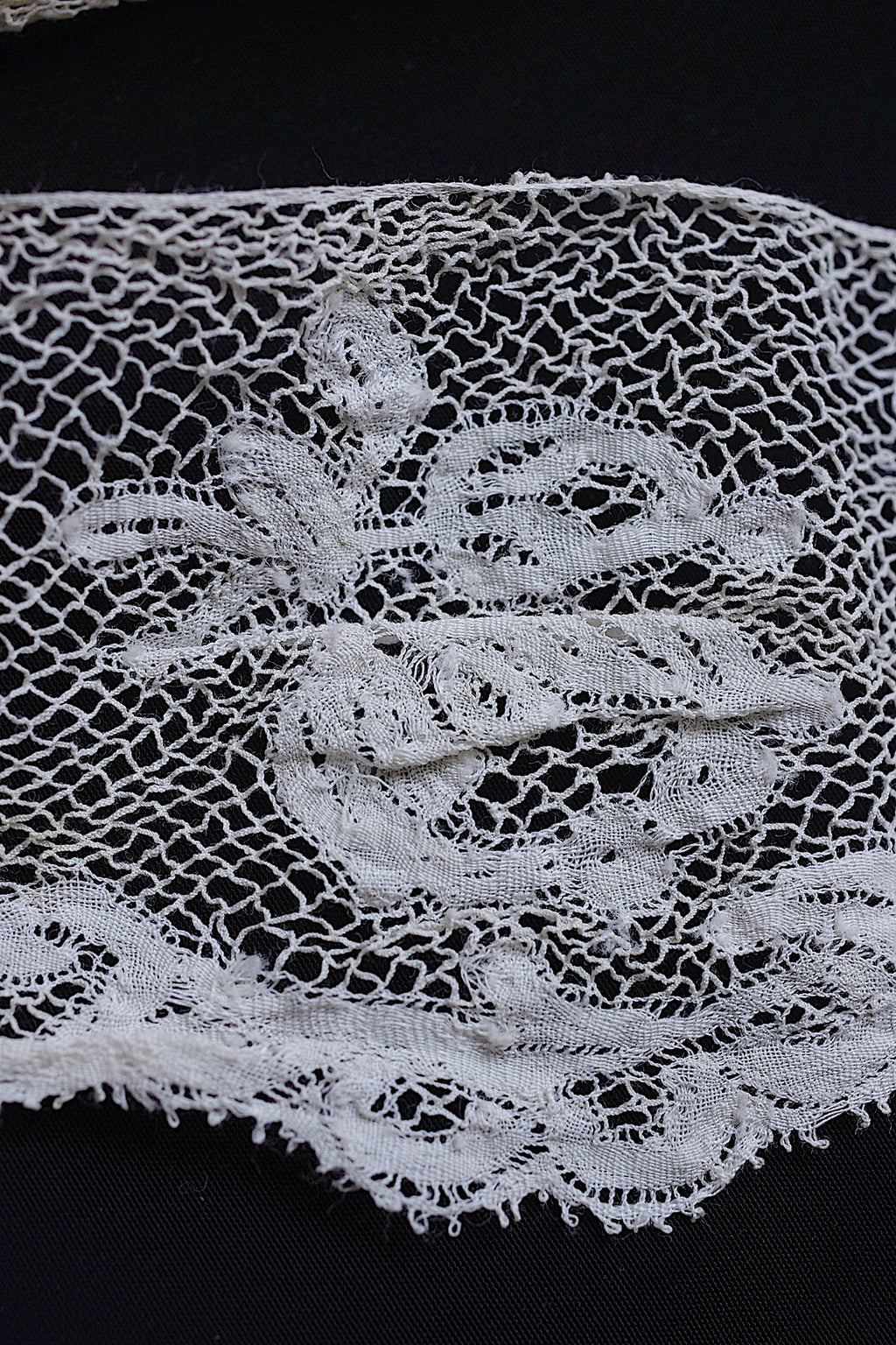 アンティークレース dentelle ancienne 187cm 110cm 2
