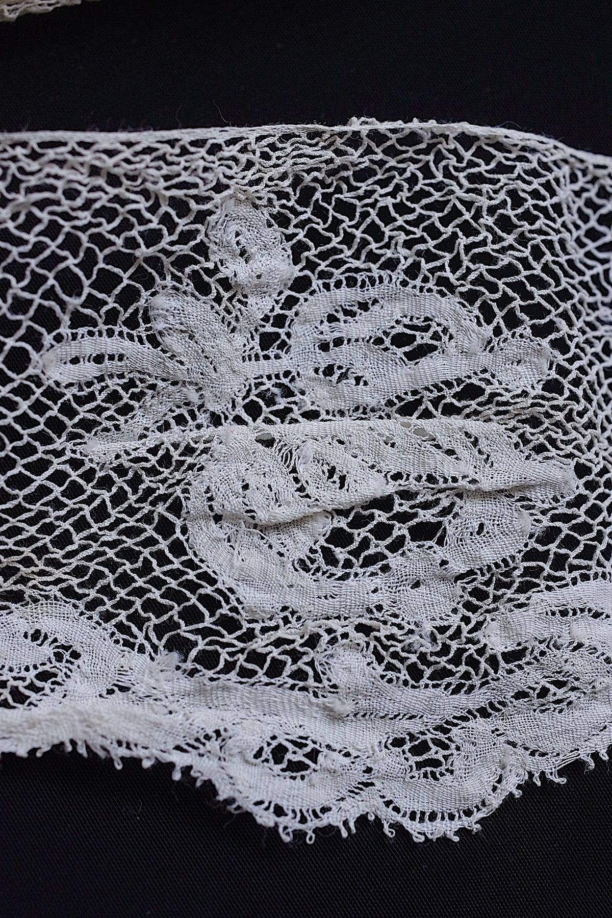 アンティークレース dentelle ancienne 187cm 110cm 2