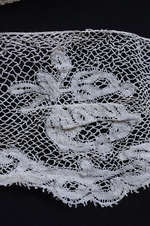 アンティークレース dentelle ancienne 187cm 110cm 2