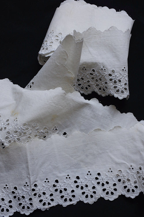 アンティークレース dentelle ancienne カットワーク 340cm