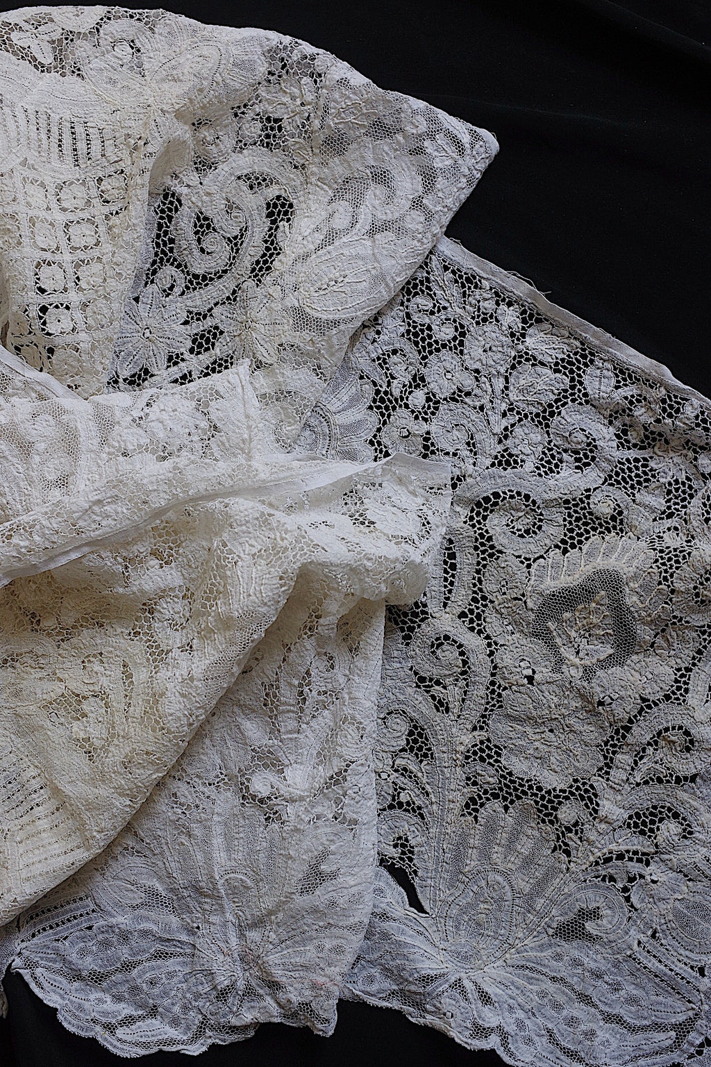 アンティークレース dentelle ancienne 170cm