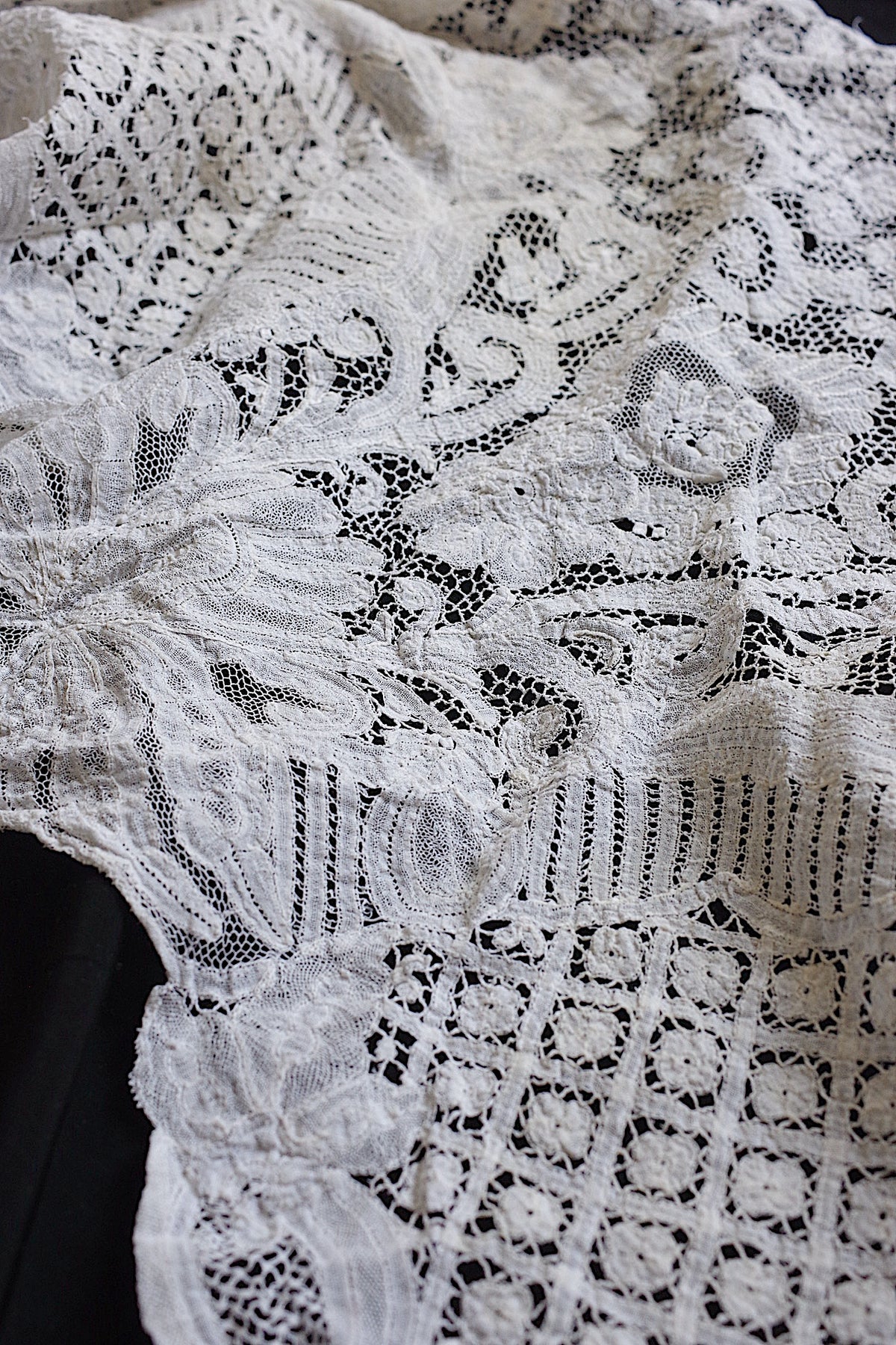 アンティークレース dentelle ancienne 170cm 13
