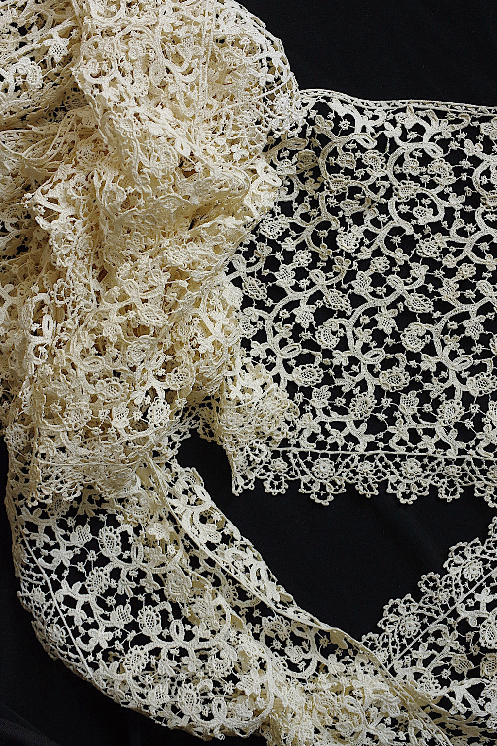 アンティークレース dentelle ancienne 346cm
