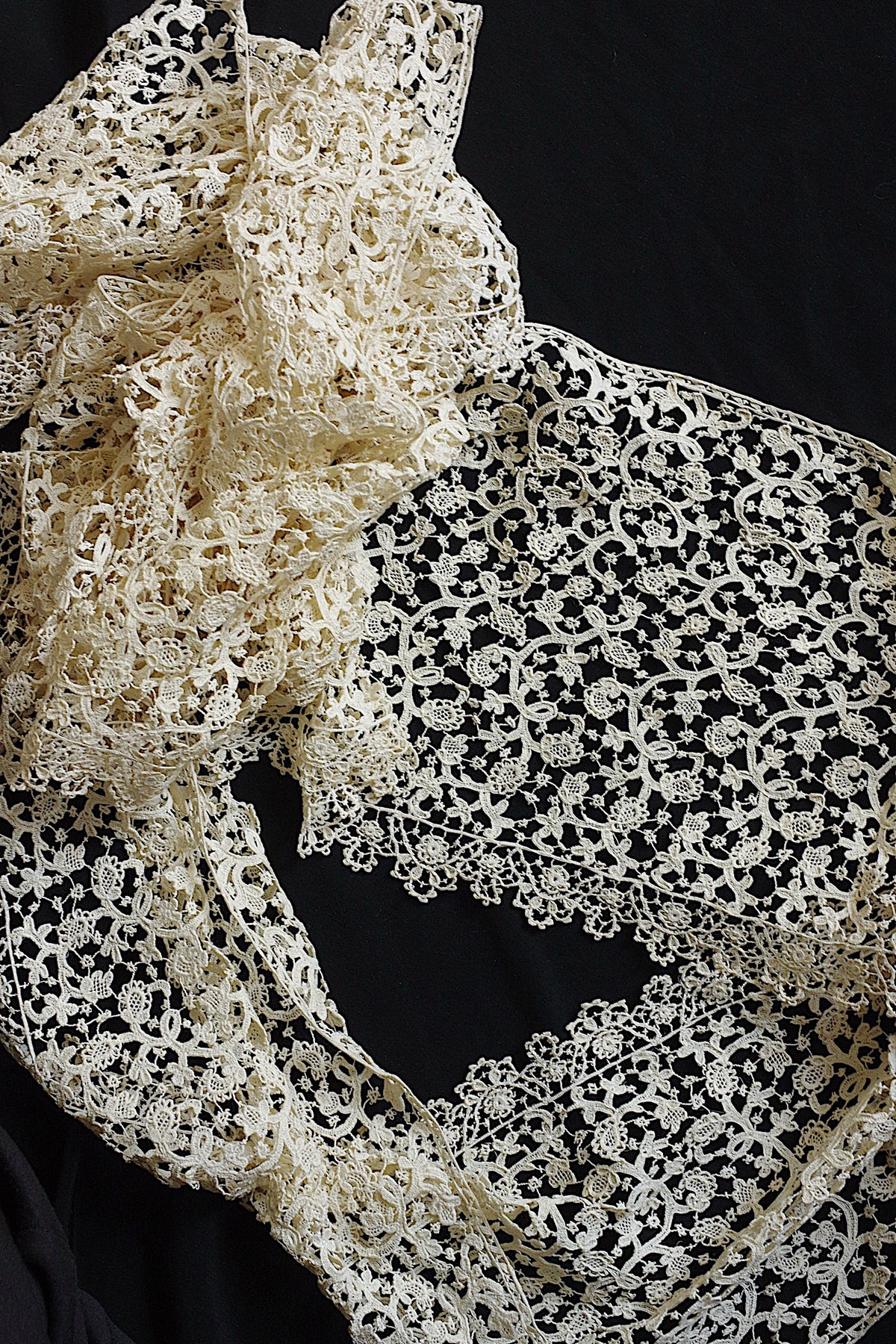 アンティークレース dentelle ancienne 346cm 8