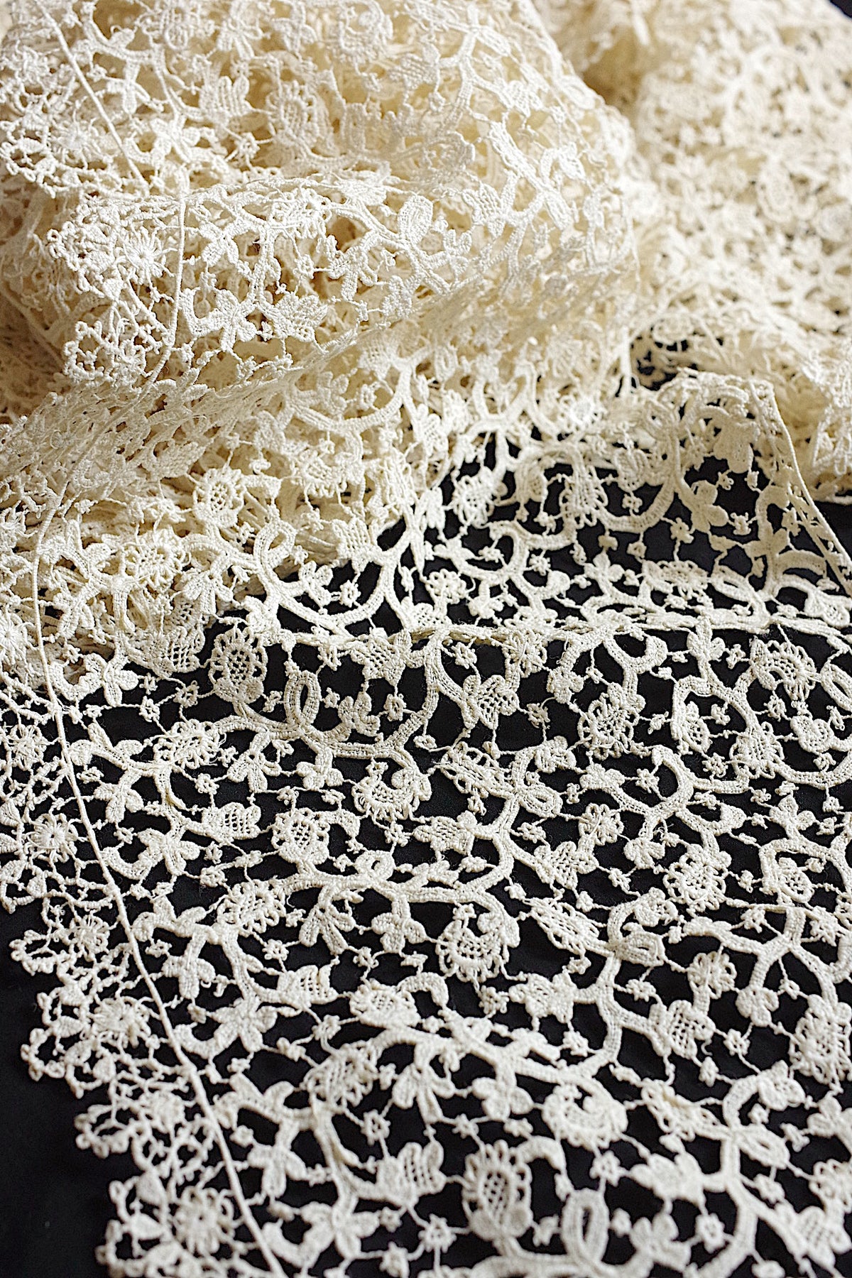 アンティークレース dentelle ancienne 346cm 9