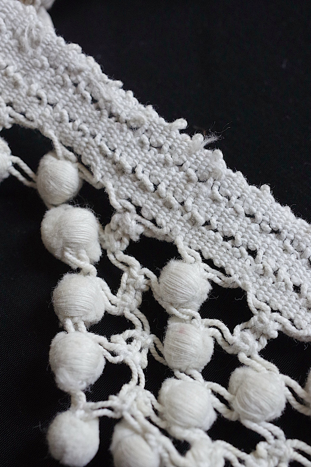 アンティークレース dentelle ancienne フリンジ 3