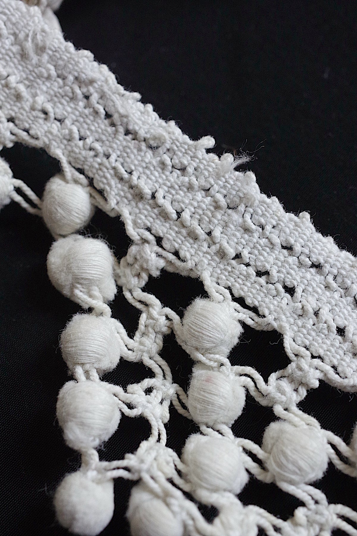 アンティークレース dentelle ancienne フリンジ 3
