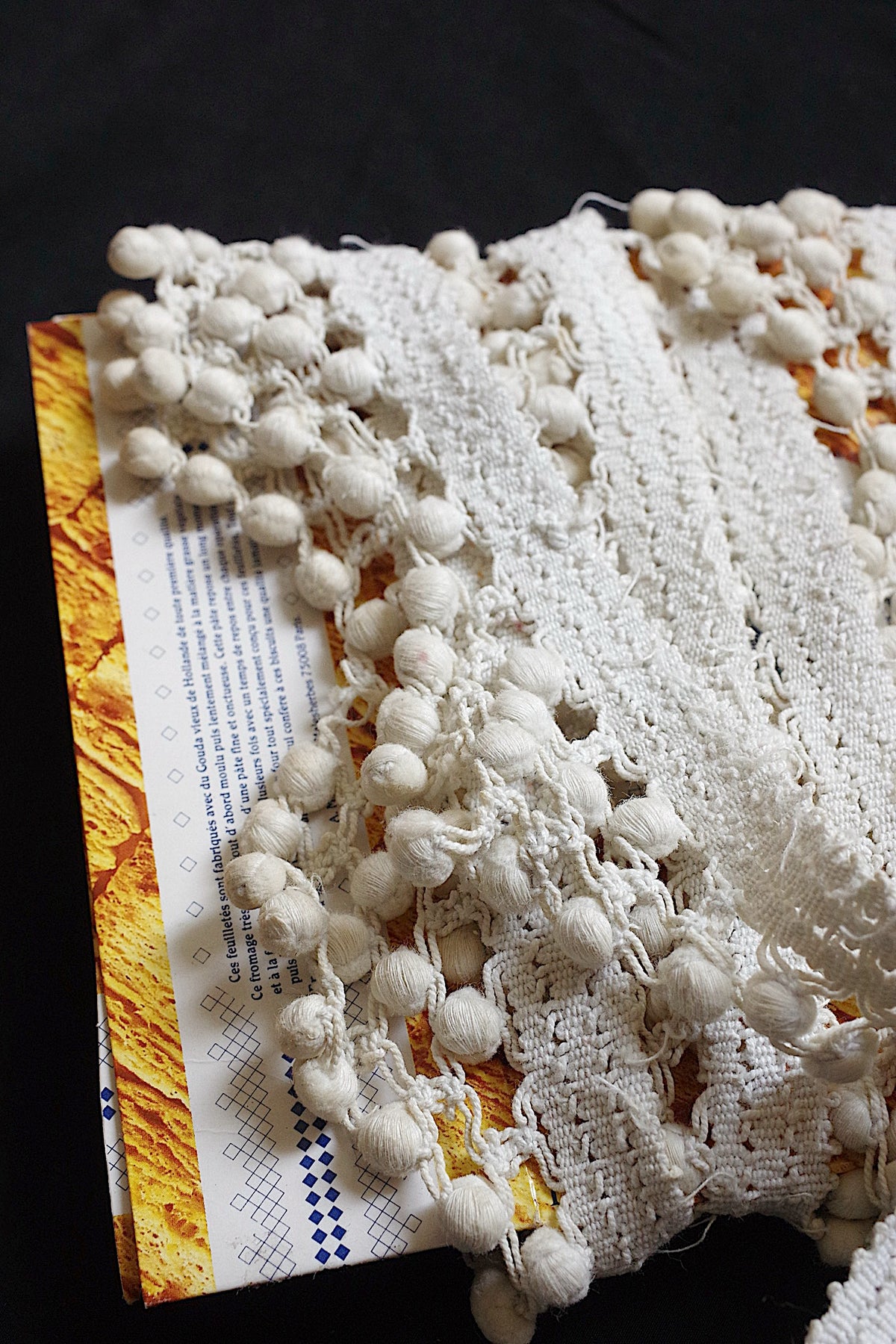 アンティークレース dentelle ancienne フリンジ 5