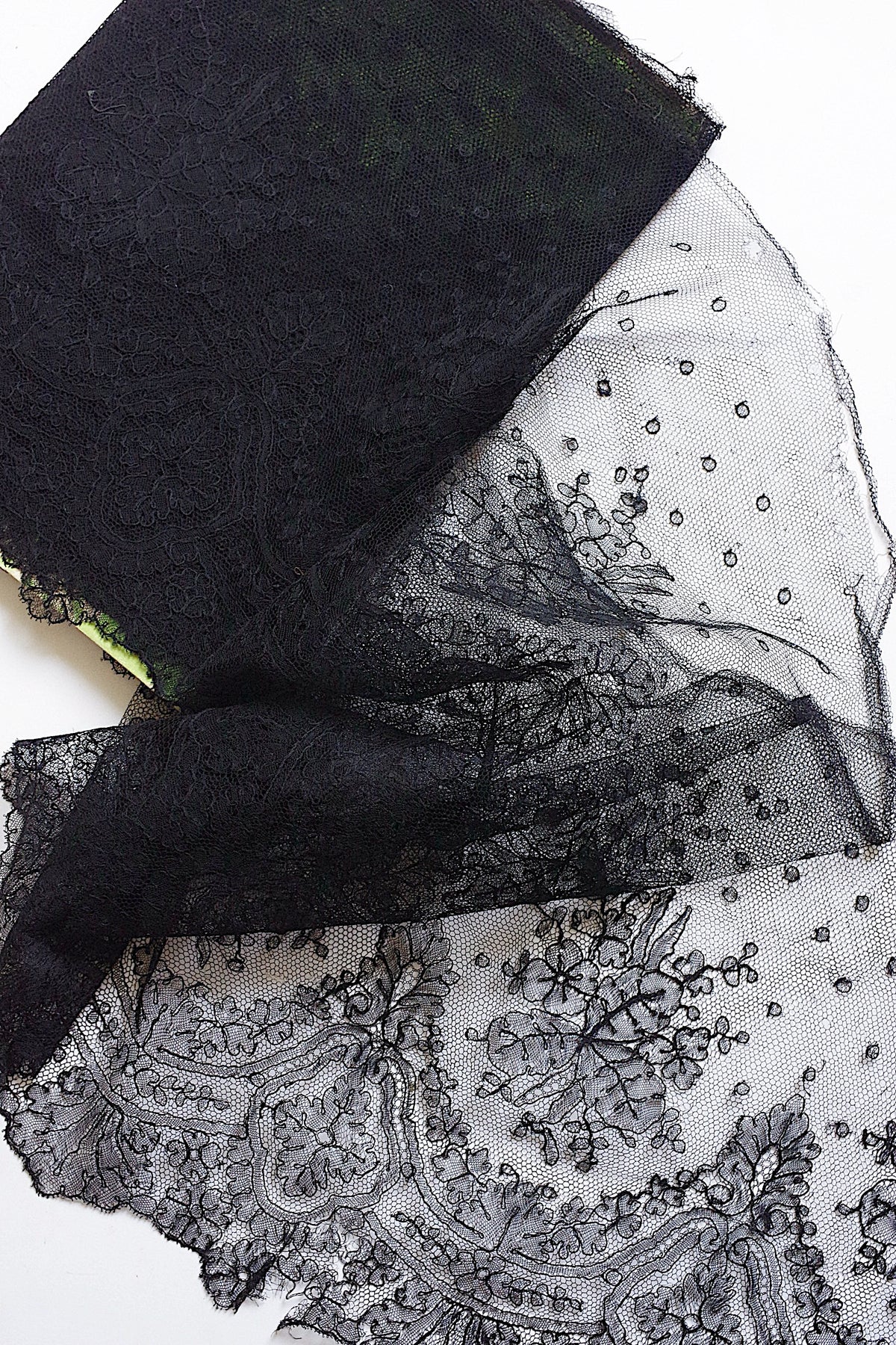 アンティークレース dentelle ancienne 350cm シャンティイ