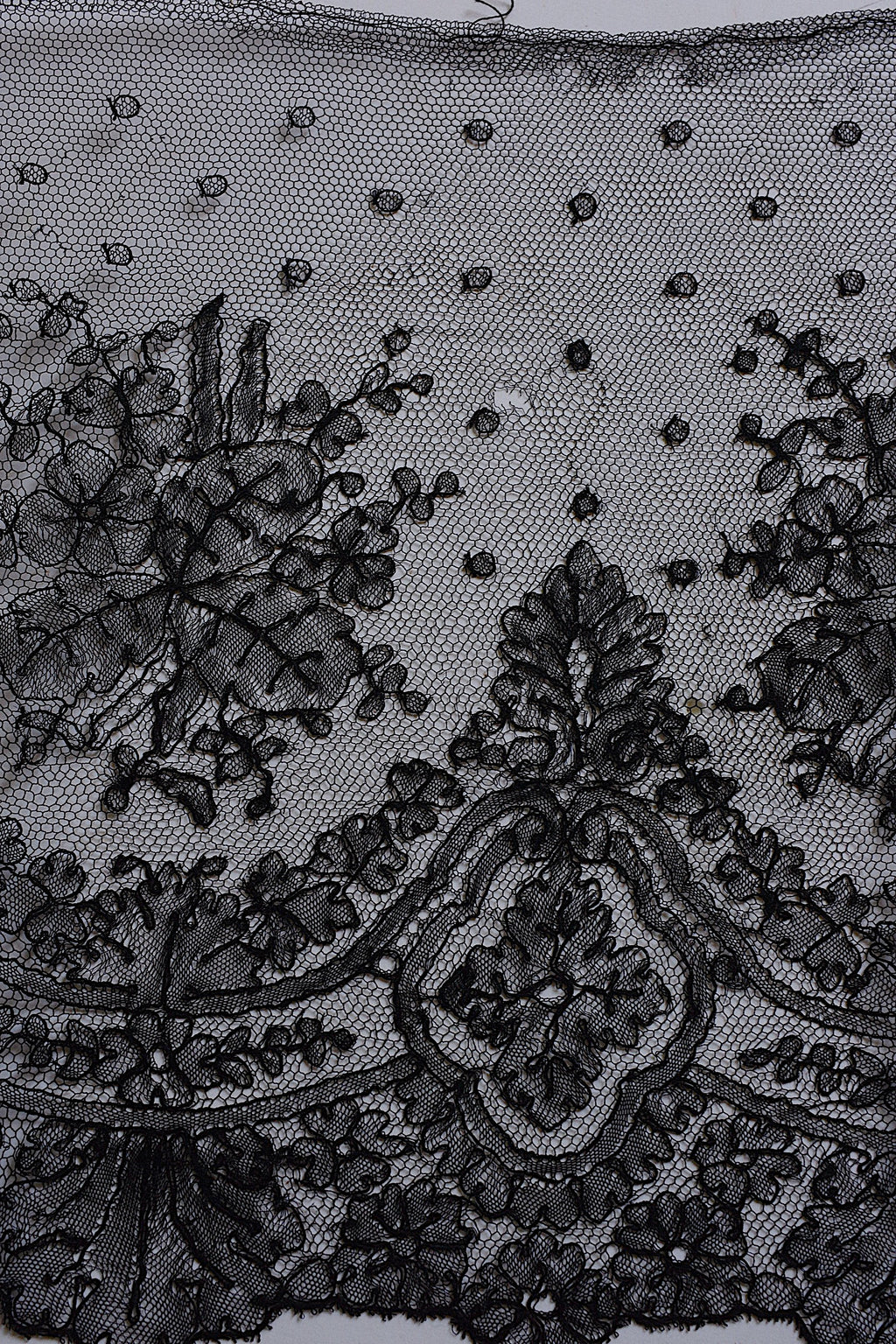 アンティークレース dentelle ancienne 350cm シャンティイ 11