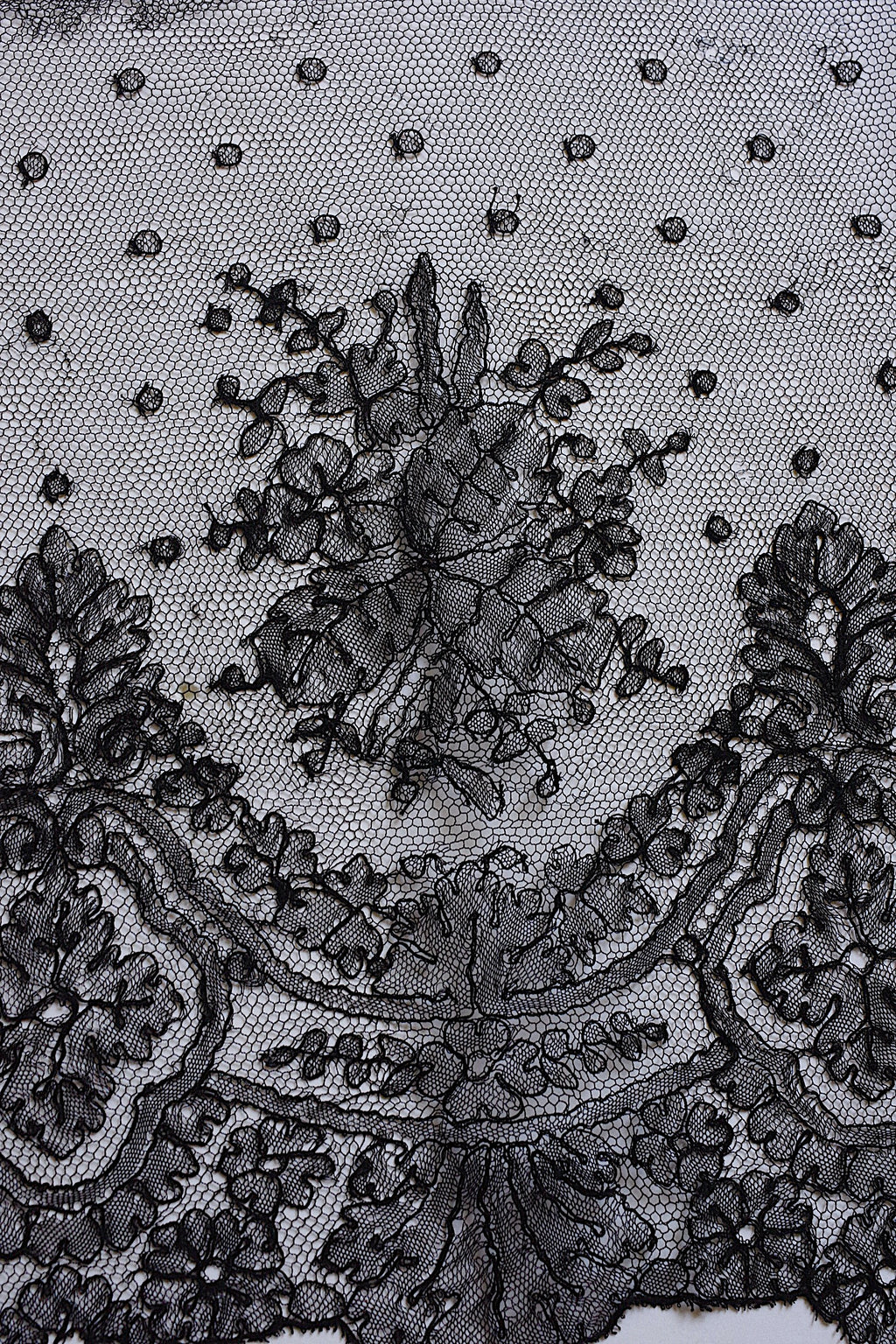 アンティークレース dentelle ancienne 350cm シャンティイ 2