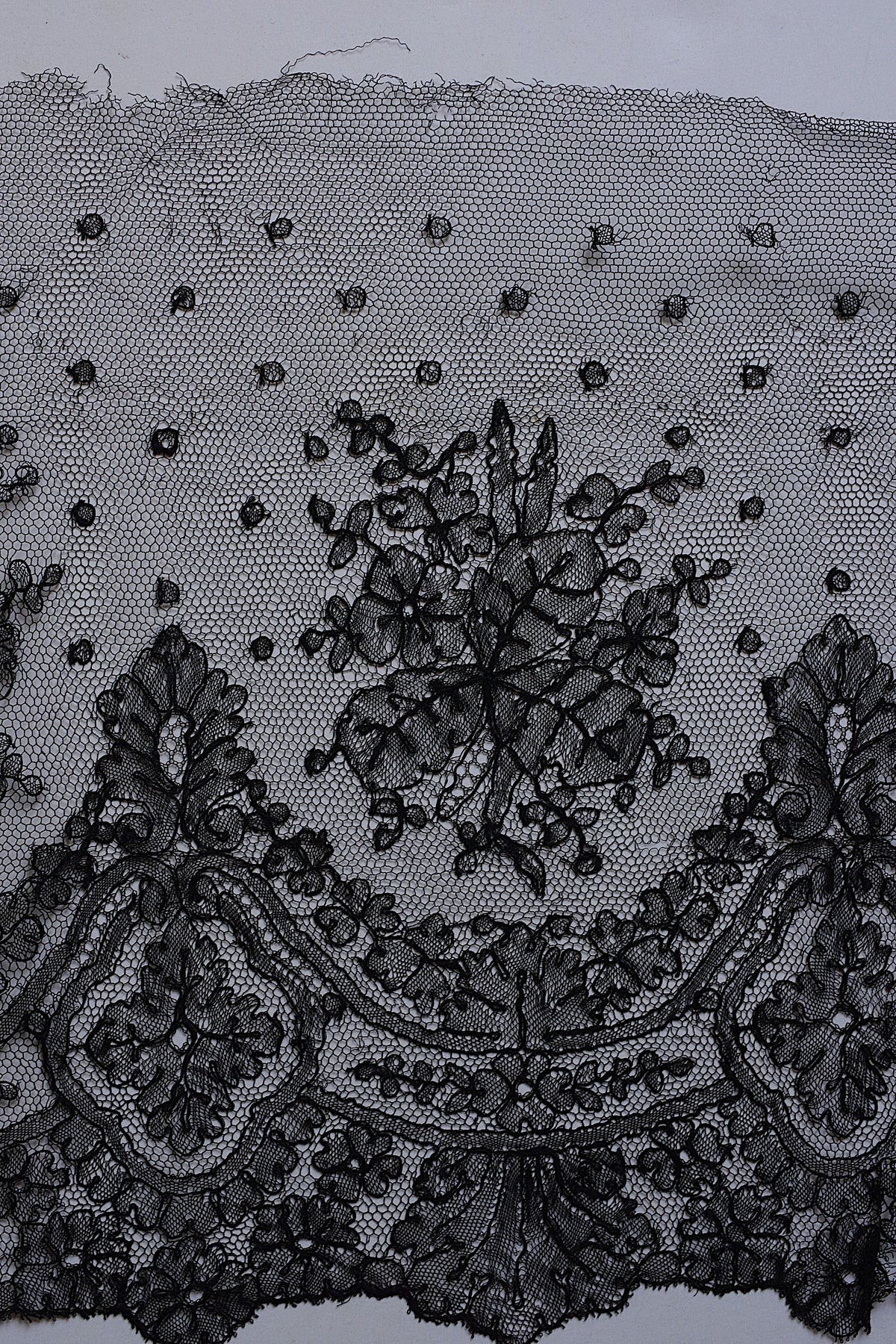 アンティークレース dentelle ancienne 350cm シャンティイ 7