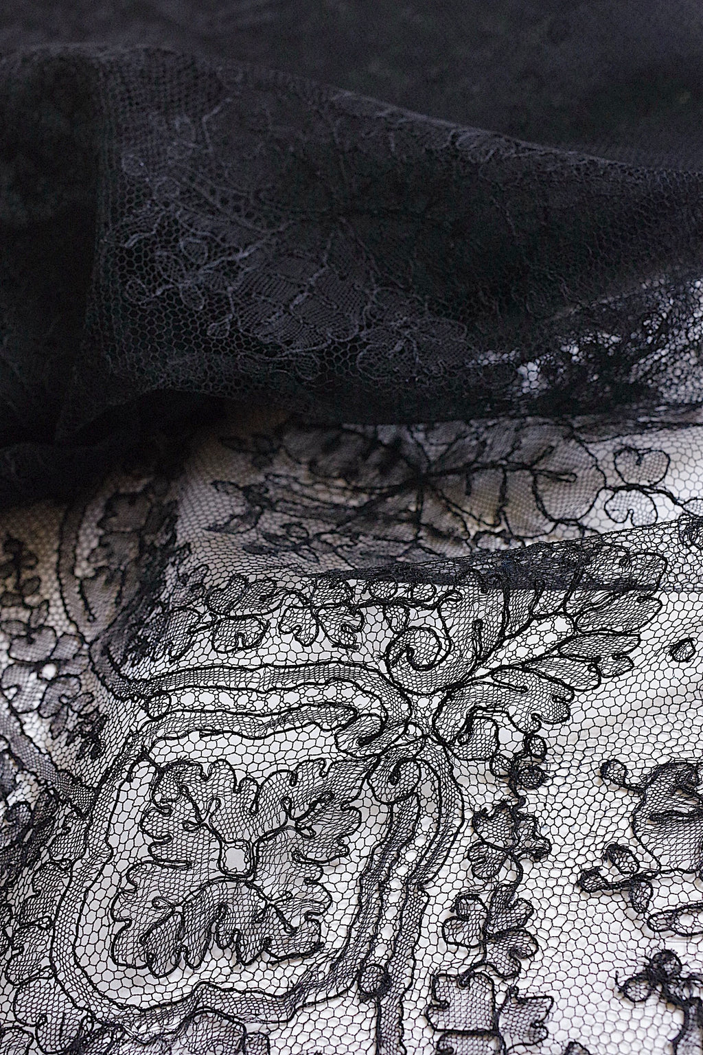 アンティークレース dentelle ancienne 350cm シャンティイ 8