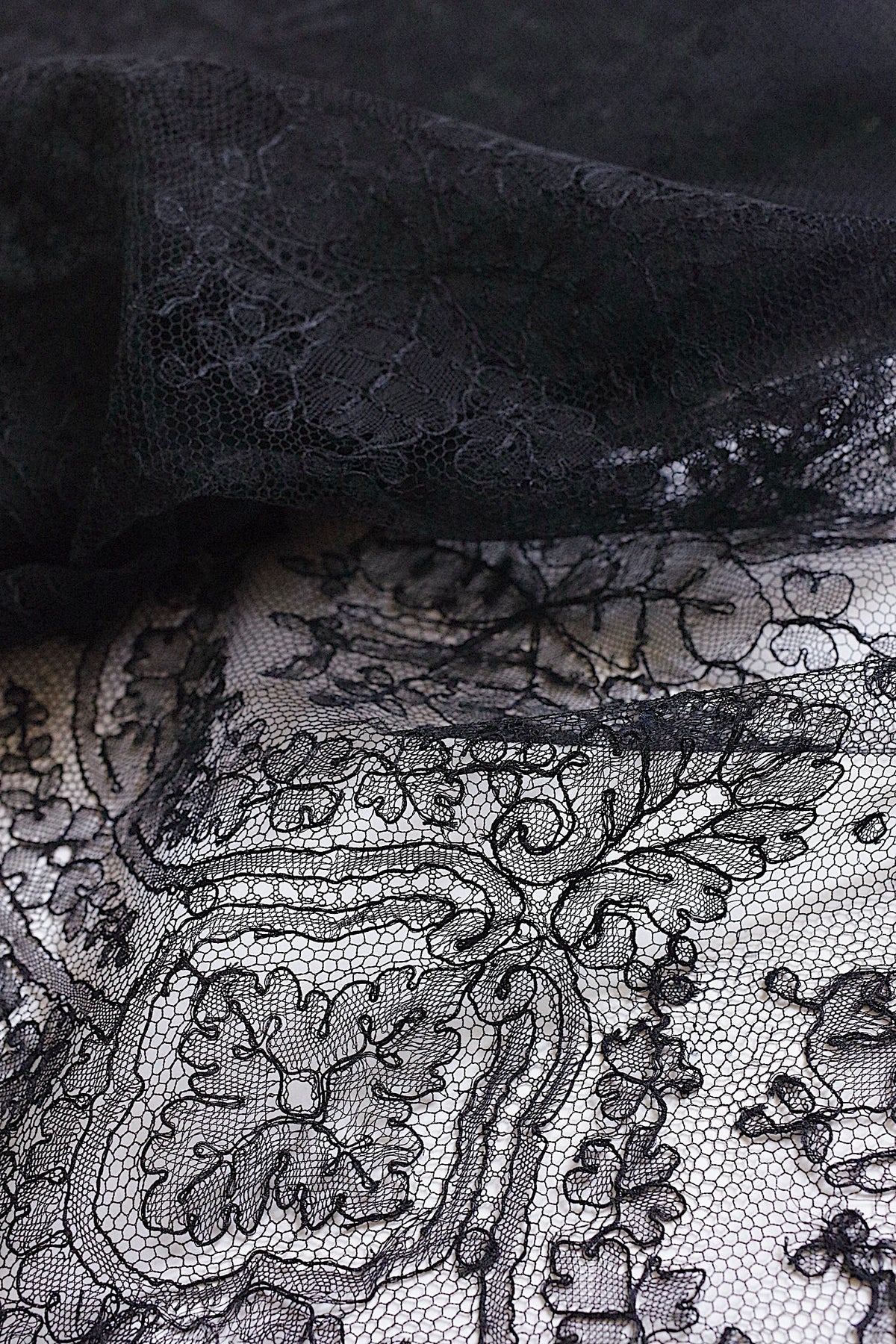 アンティークレース dentelle ancienne 350cm シャンティイ 8