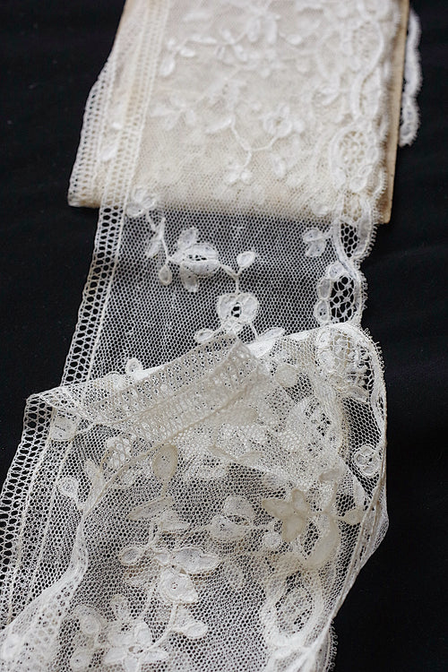 アンティークレース dentelle ancienne 138cm 84cm 180cm 2