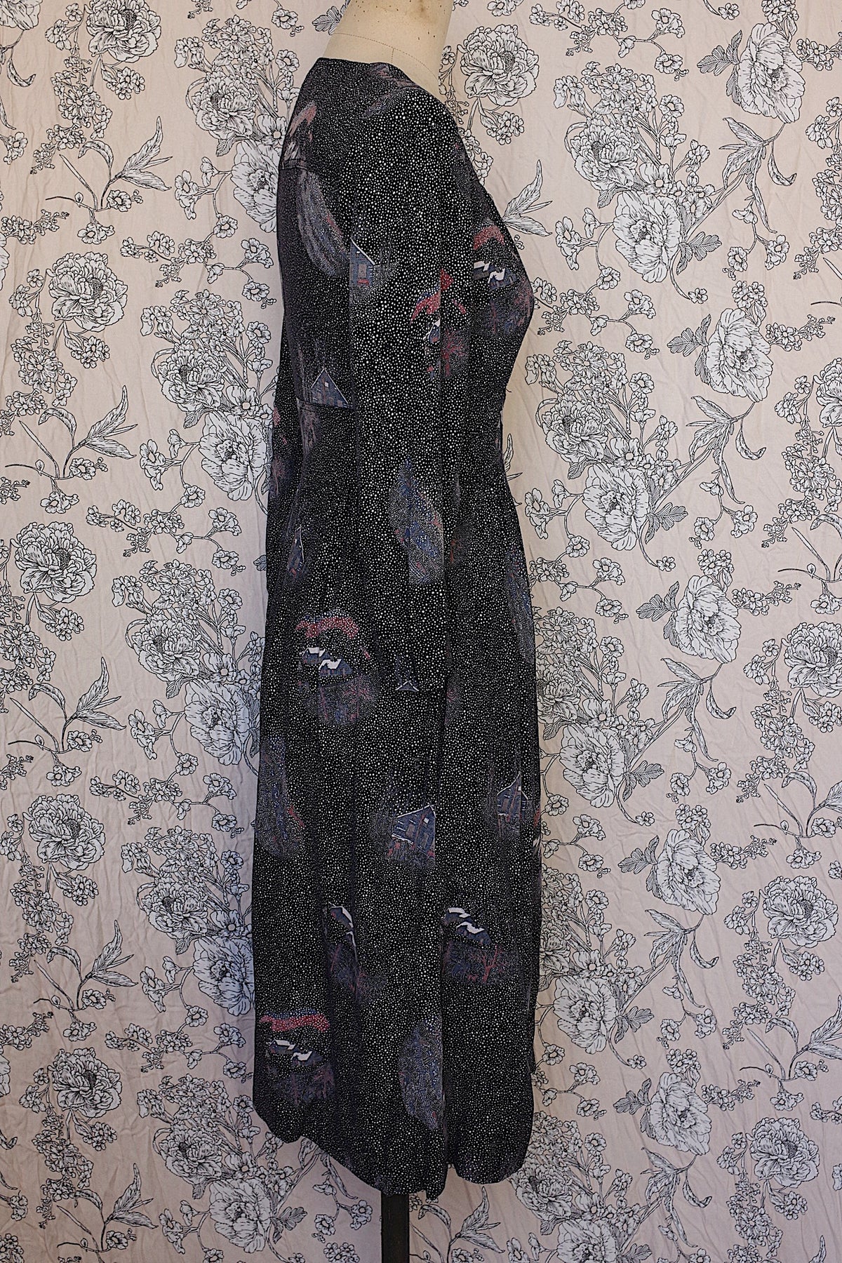 ヴィンテージワンピース vêtement vintage daniel hechter 雪 4