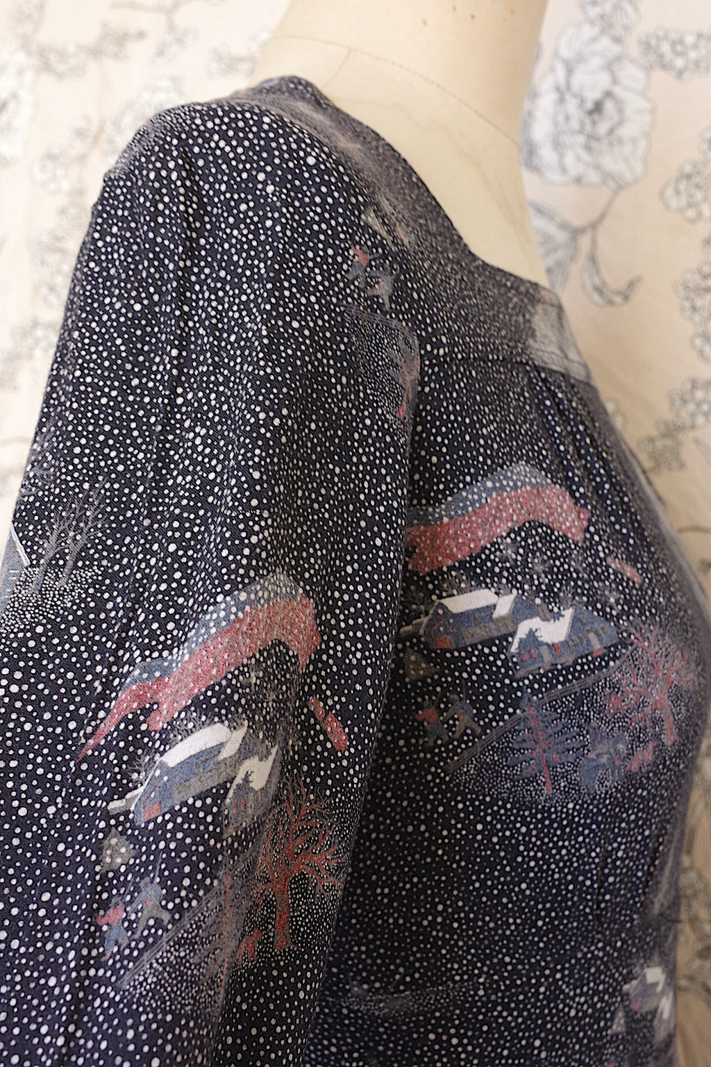 ヴィンテージワンピース vêtement vintage daniel hechter 雪 6