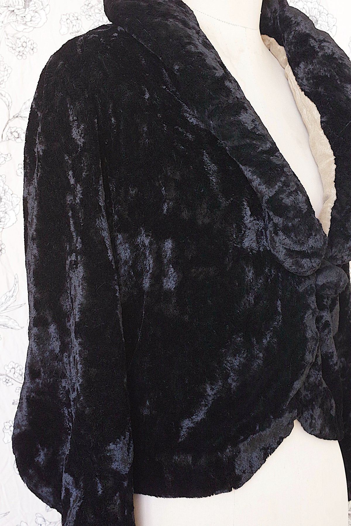 アンティークジャケット vêtement antique 黒 1 15
