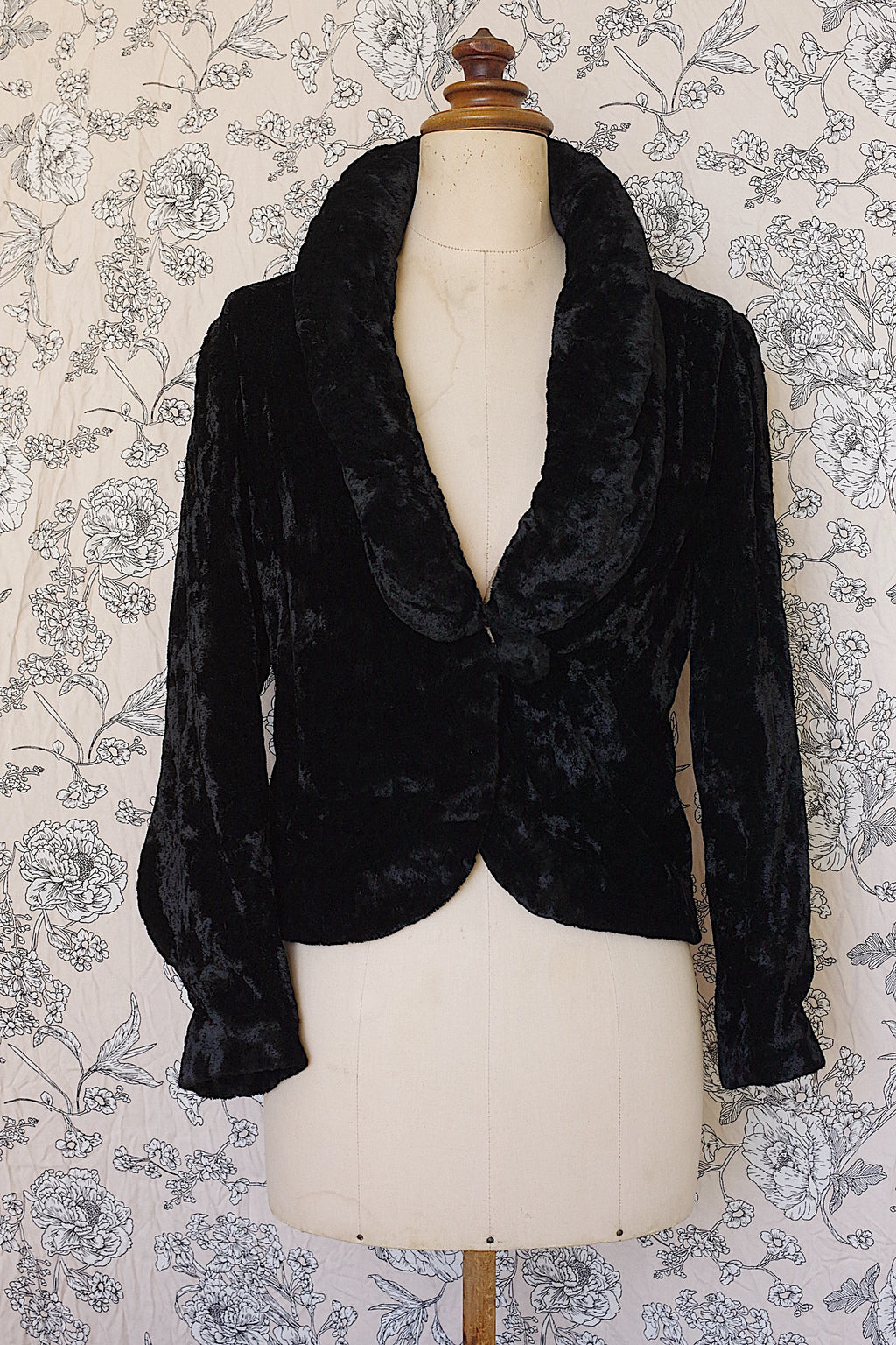 アンティークジャケット vêtement antique 黒 1