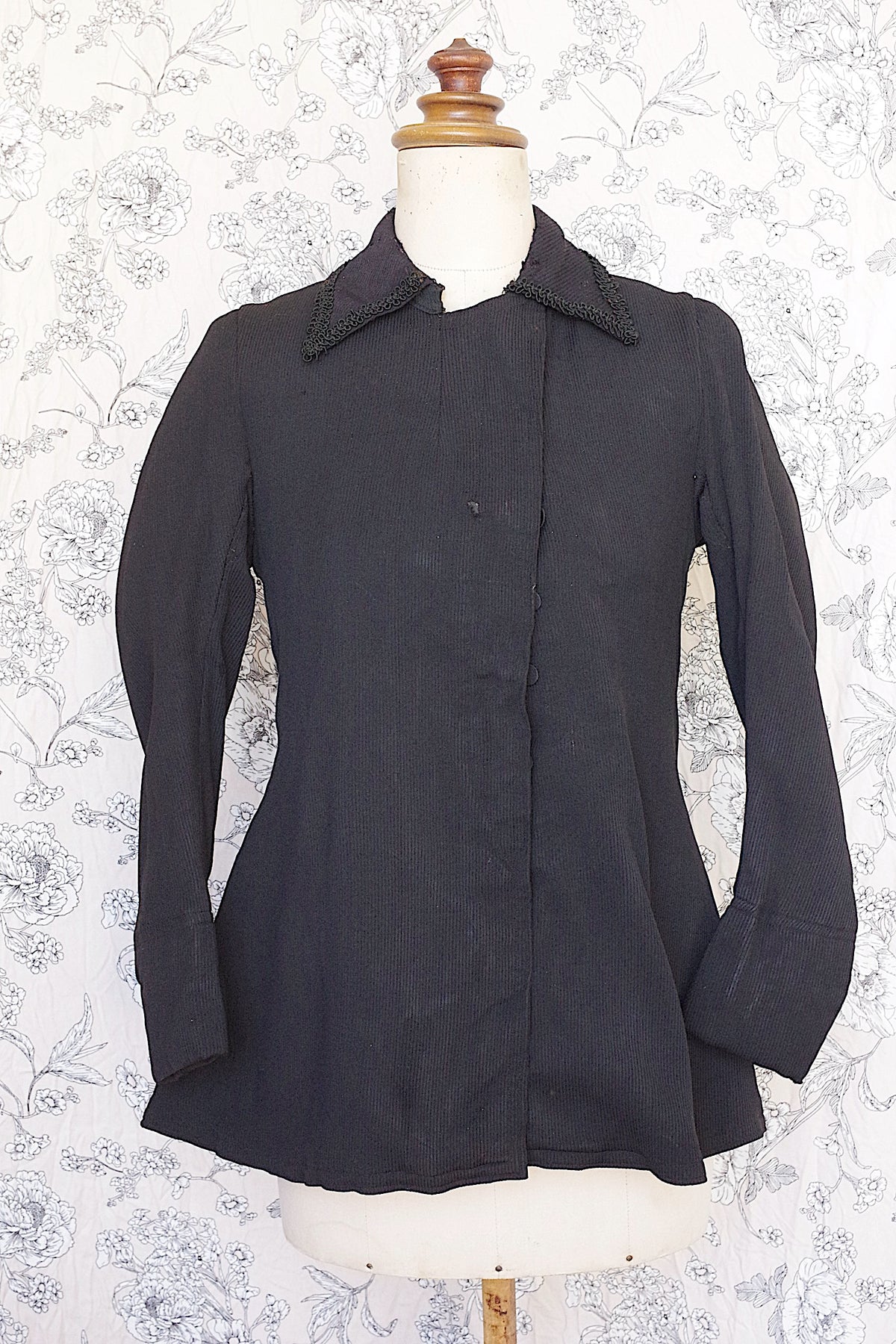 アンティークジャケット vêtement antique 黒 2