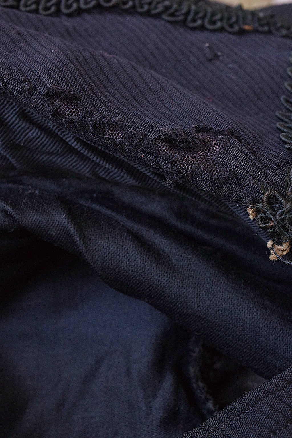アンティークジャケット vêtement antique 黒 2 19