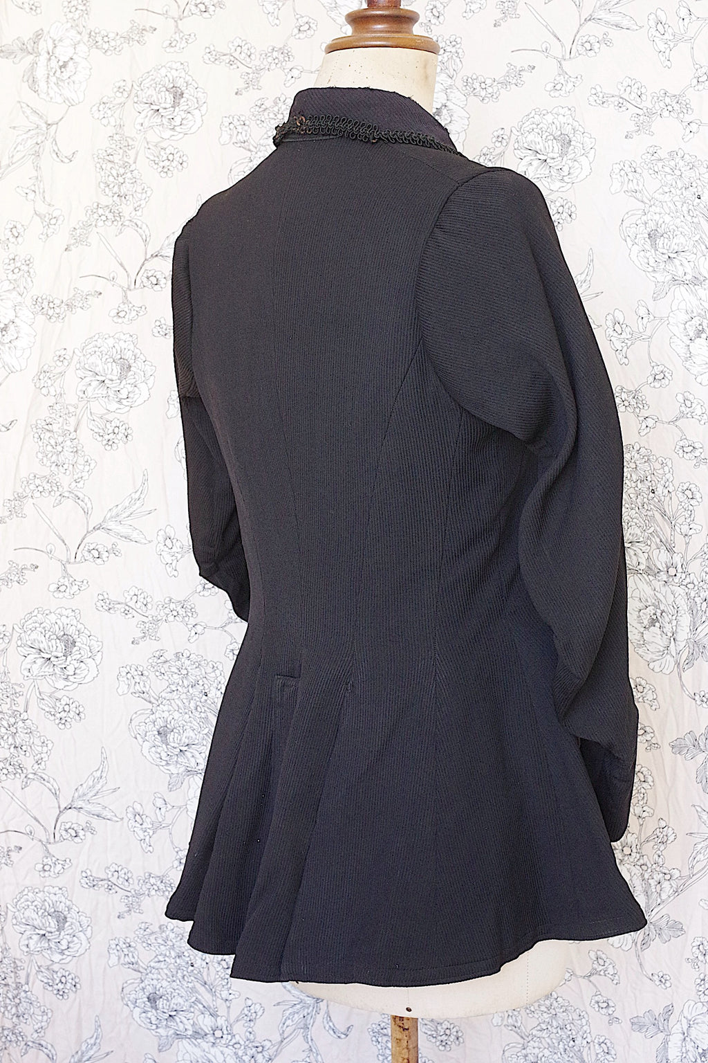 アンティークジャケット vêtement antique 黒 2 3