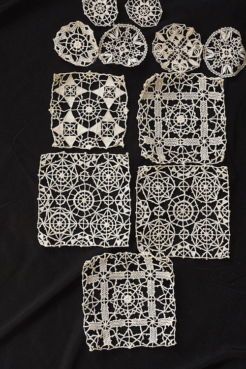 アンティークレース dentelle ancienne モチーフ11pieces