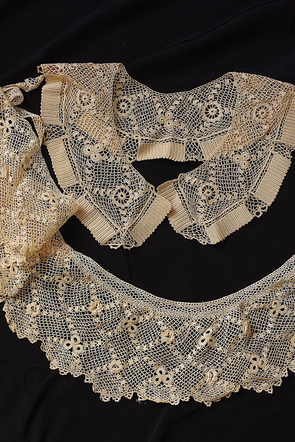 アンティークレース dentelle ancienne クロシェ 襟