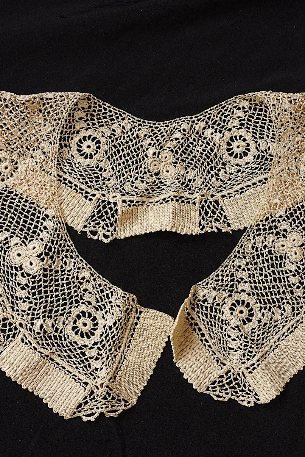 アンティークレース dentelle ancienne クロシェ 襟 2
