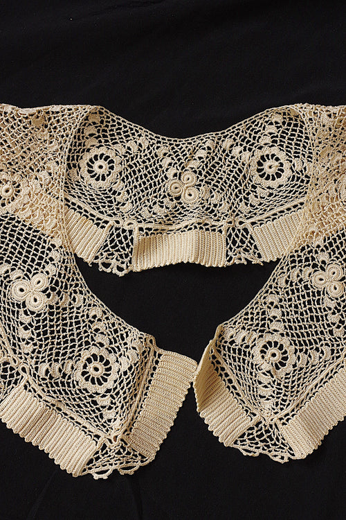 アンティークレース dentelle ancienne クロシェ 襟 2