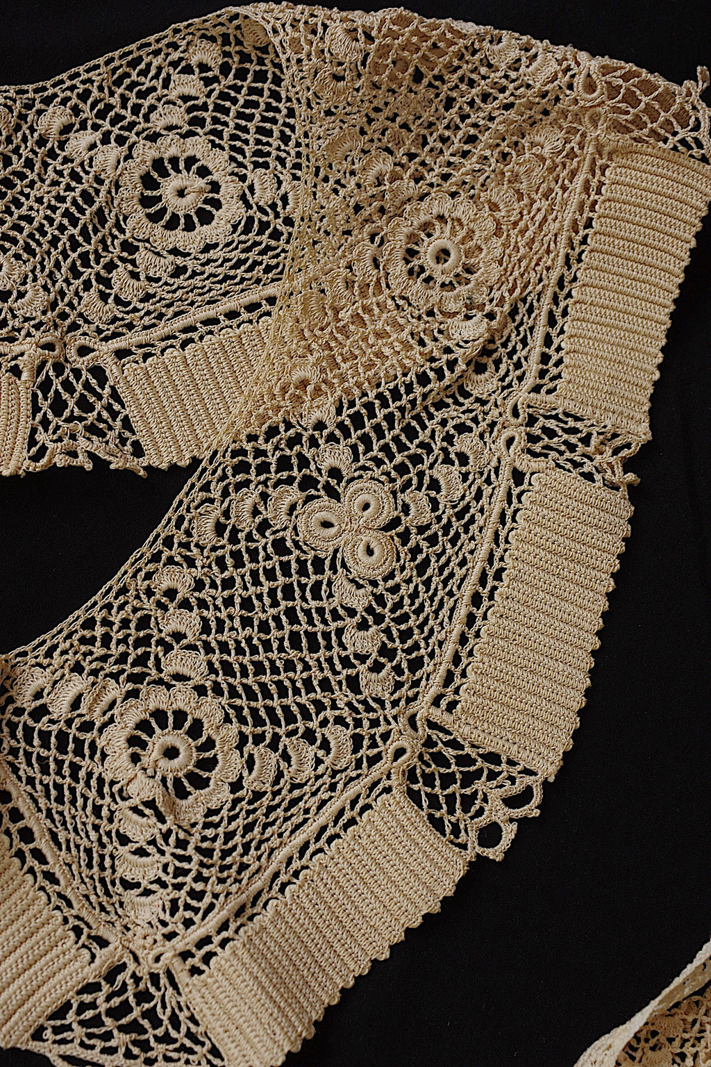 アンティークレース dentelle ancienne クロシェ 襟 4