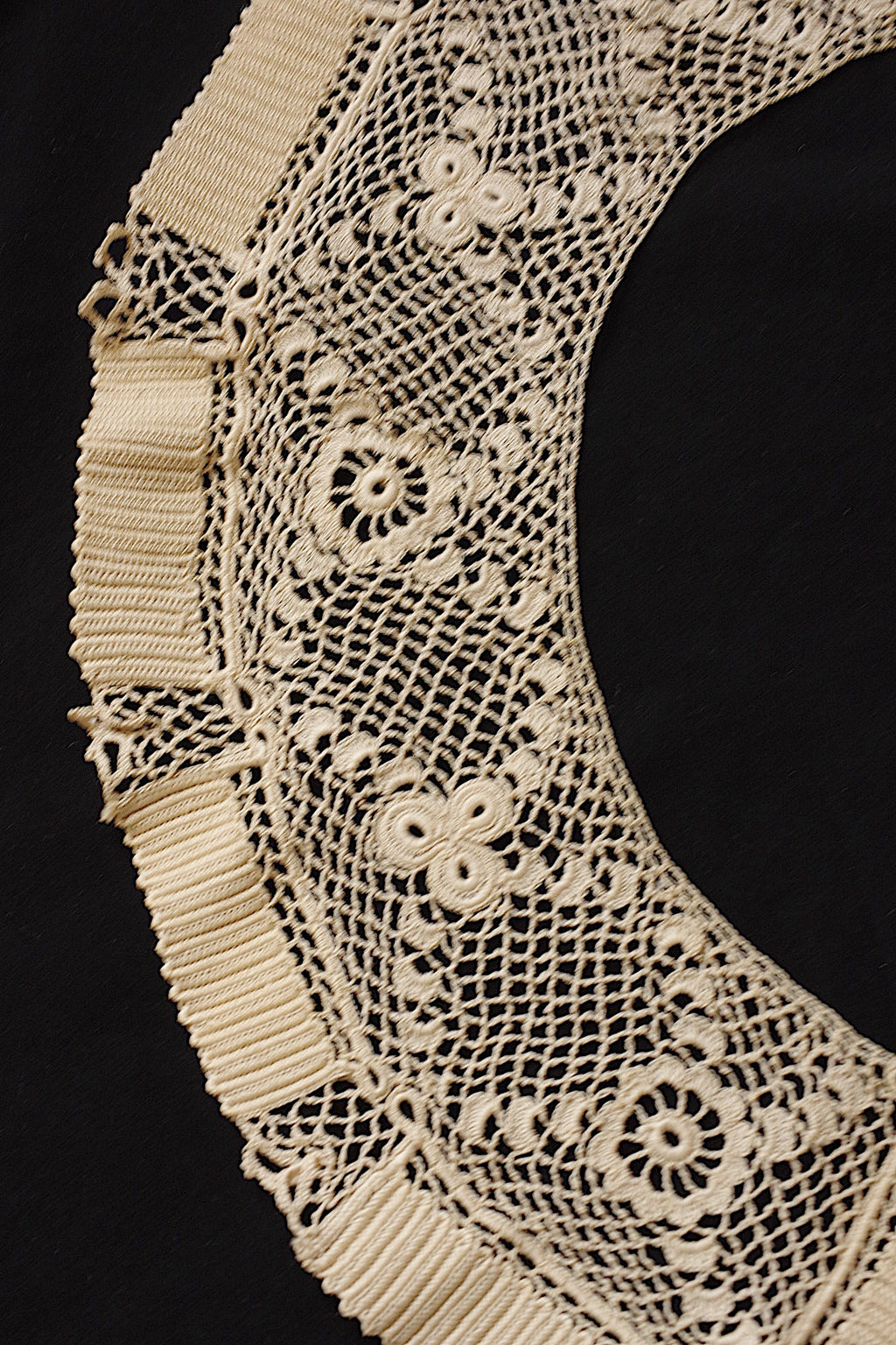 アンティークレース dentelle ancienne クロシェ 襟 5