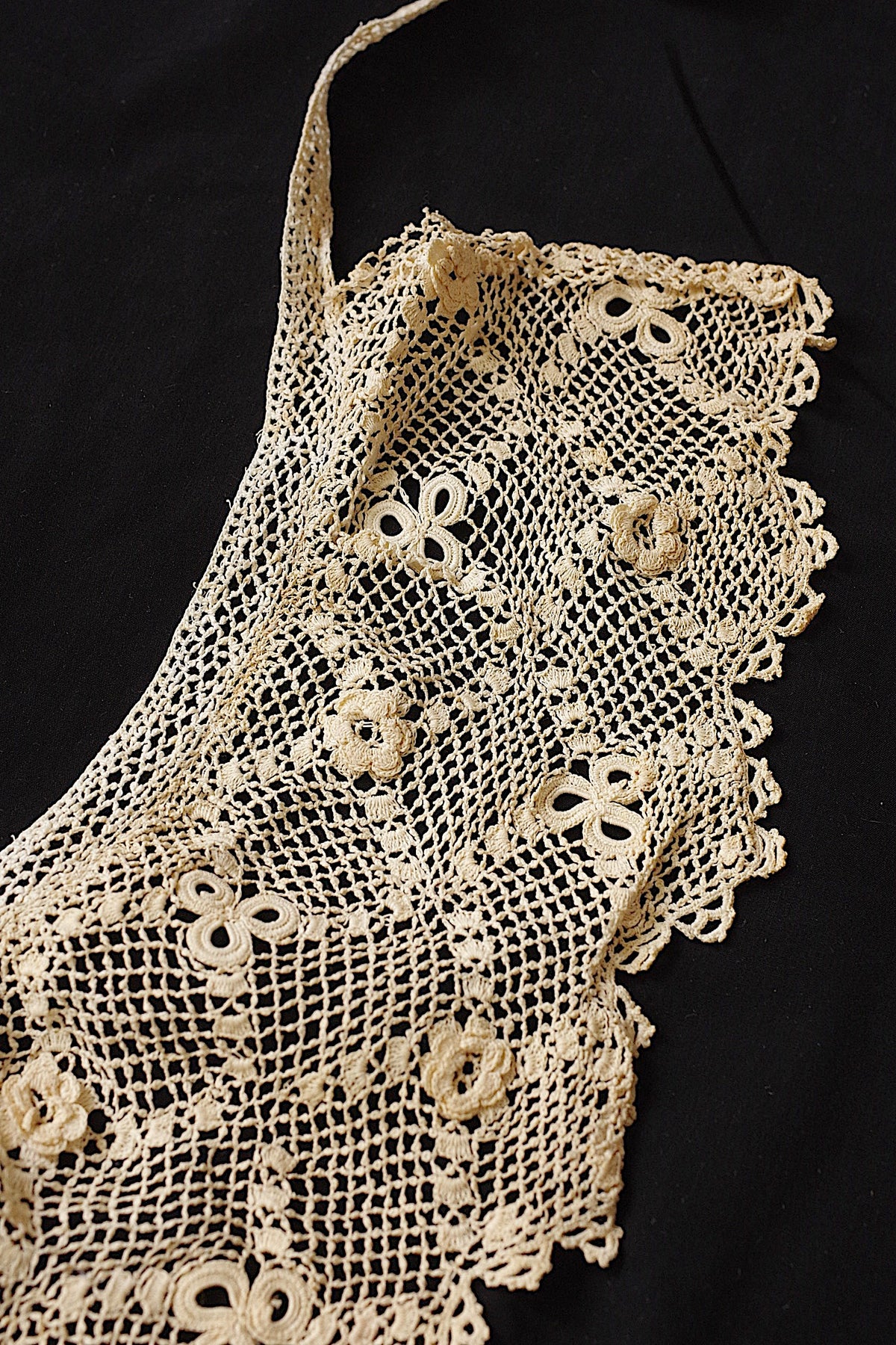アンティークレース dentelle ancienne クロシェ 襟 7