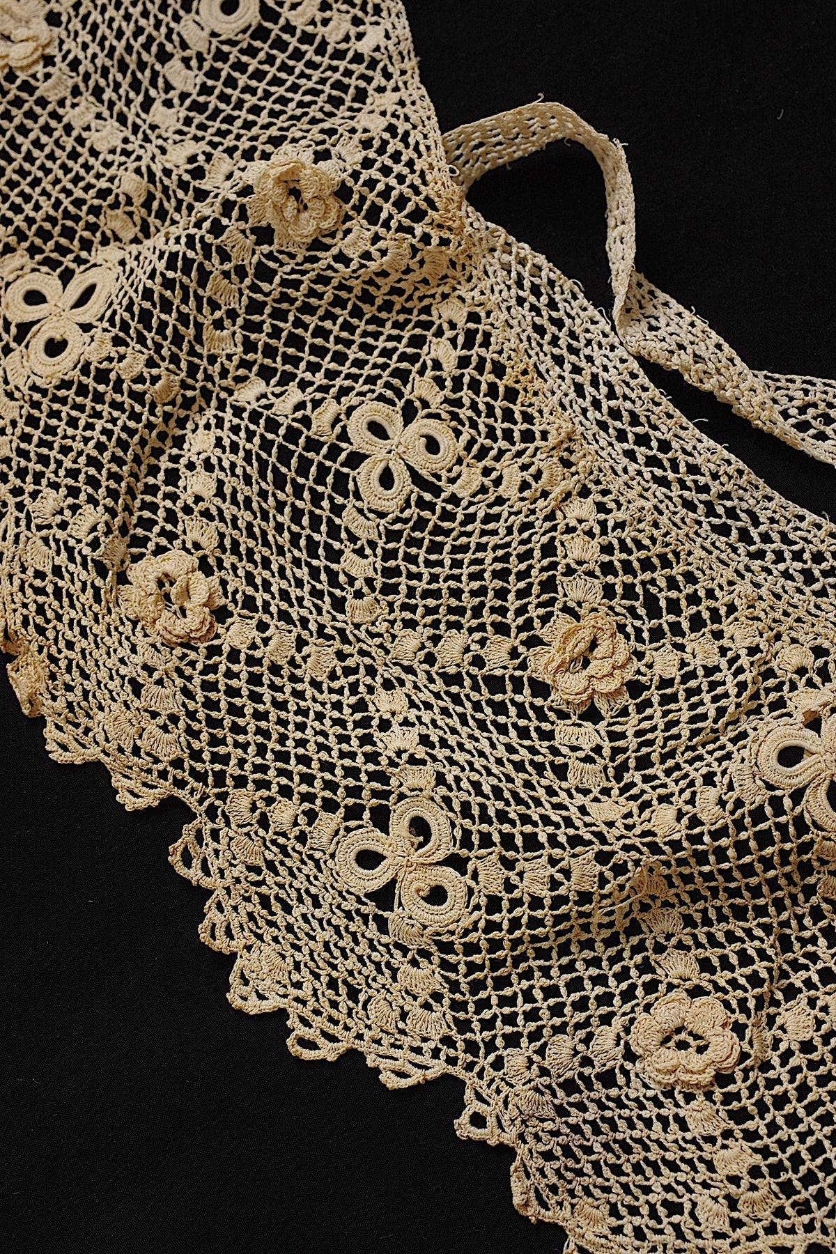 アンティークレース dentelle ancienne クロシェ 襟 8