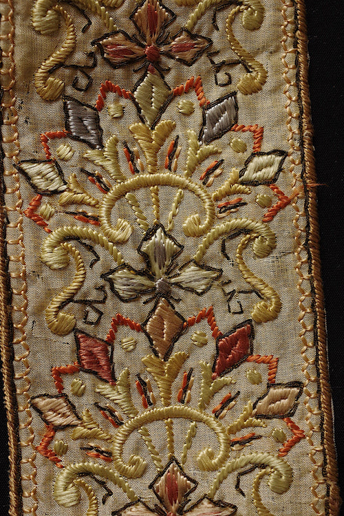 アンティークリボン ruban ancien 刺繍 2