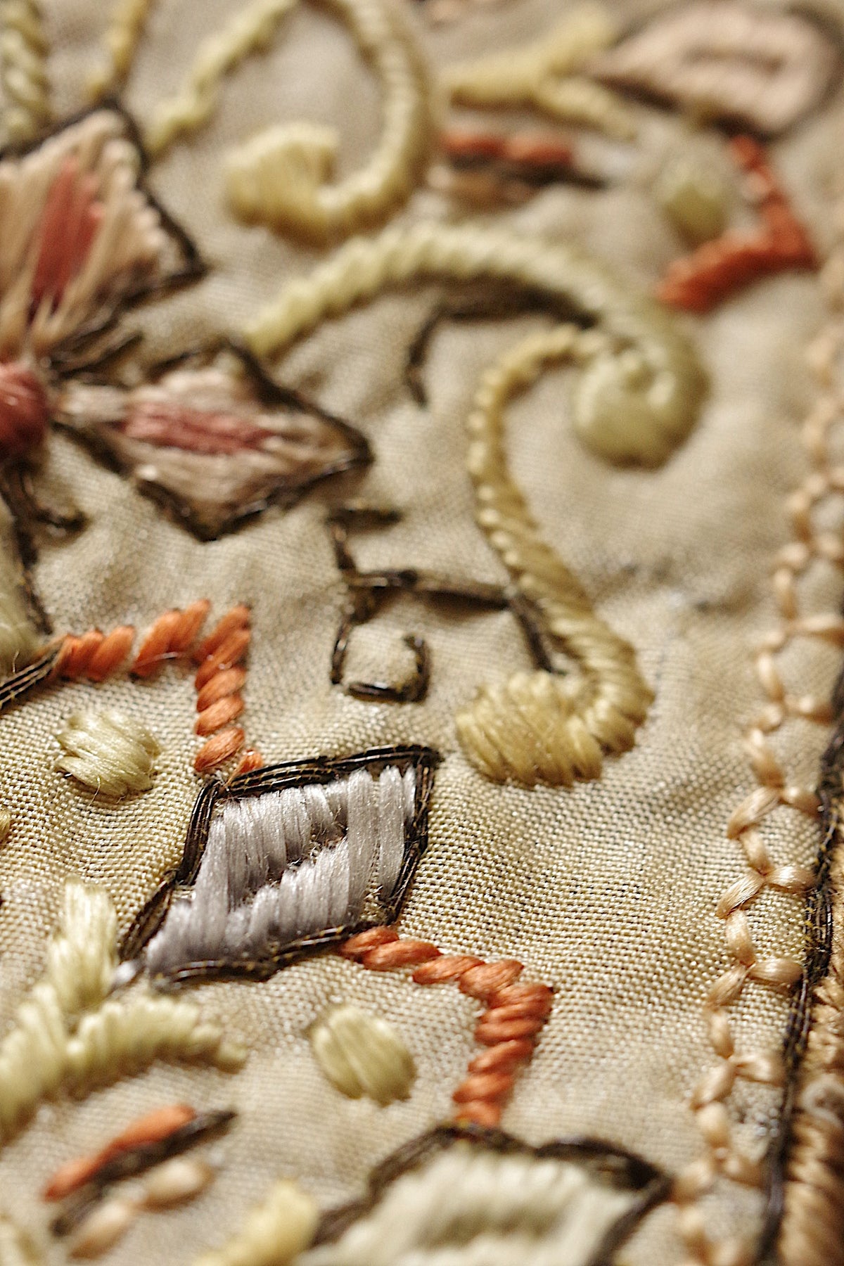アンティークリボン ruban ancien 刺繍 6