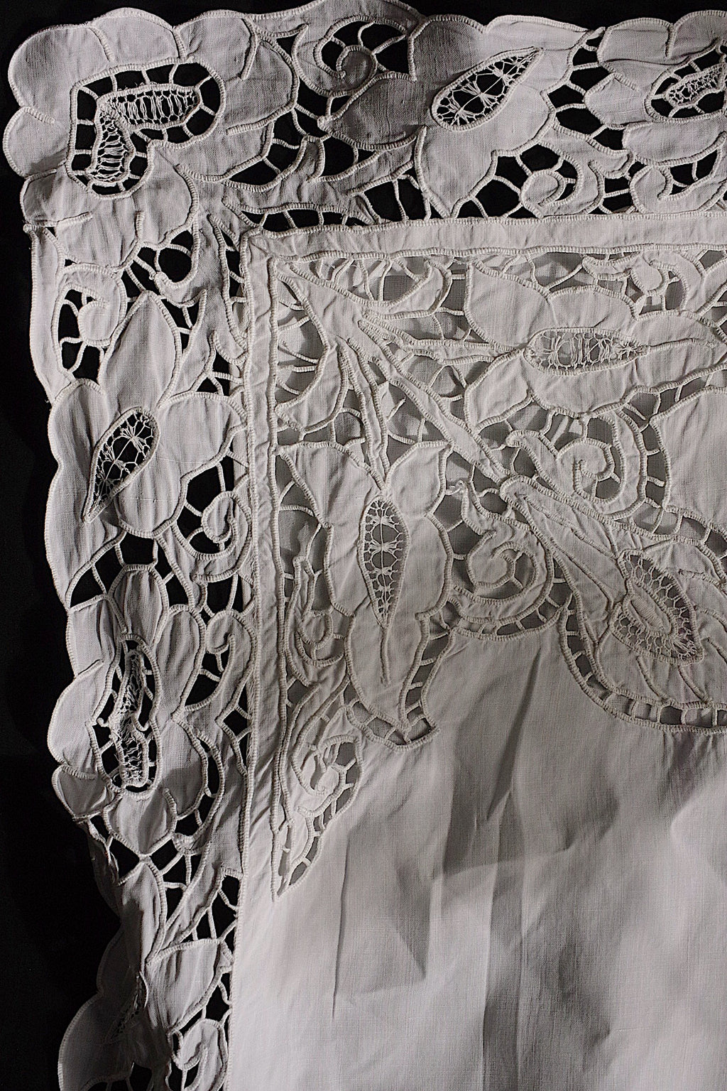 アンティーククッションカバー linge de maison ancienne 1 5